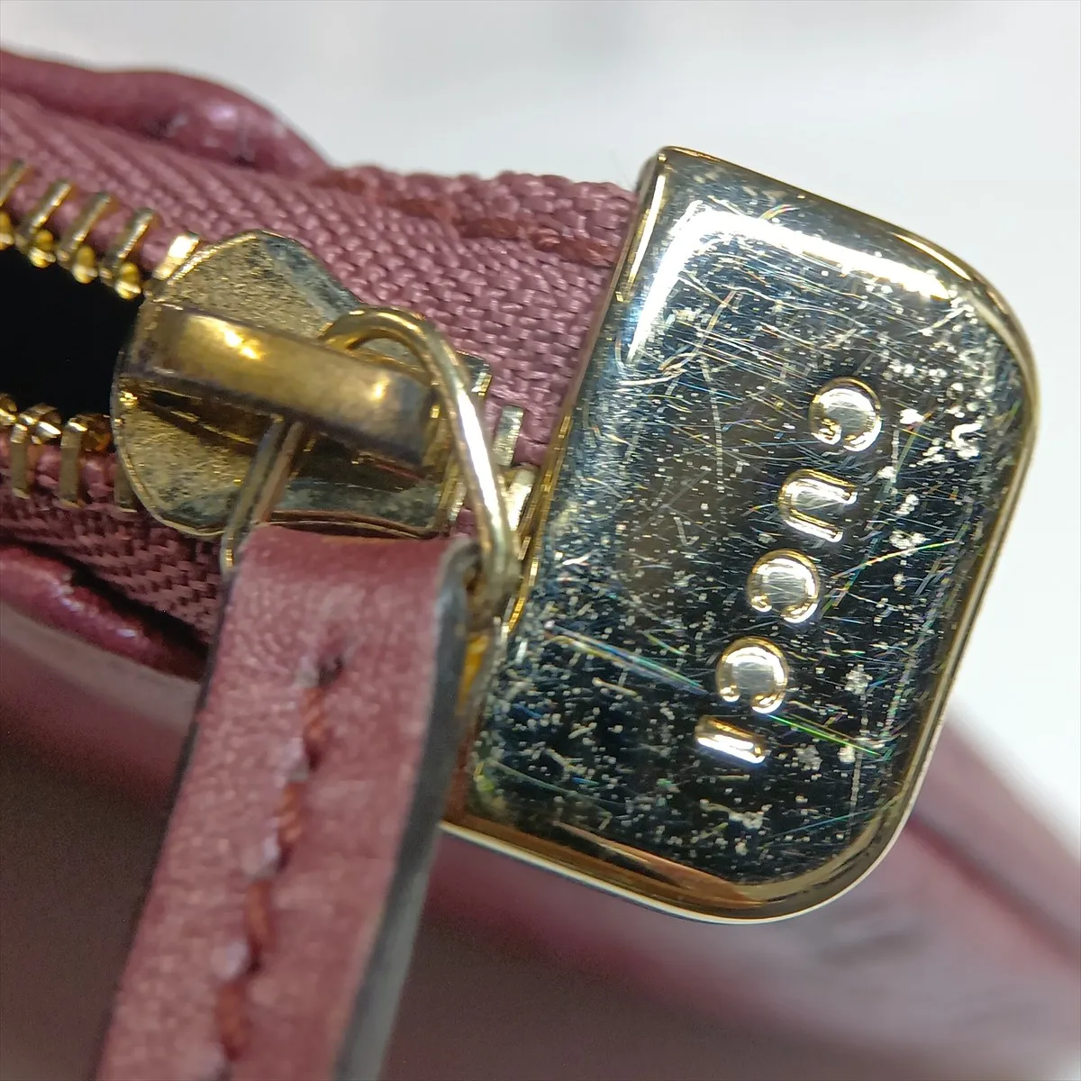 Microguccissima 233183 Leather Coin Case Pink — view 7
