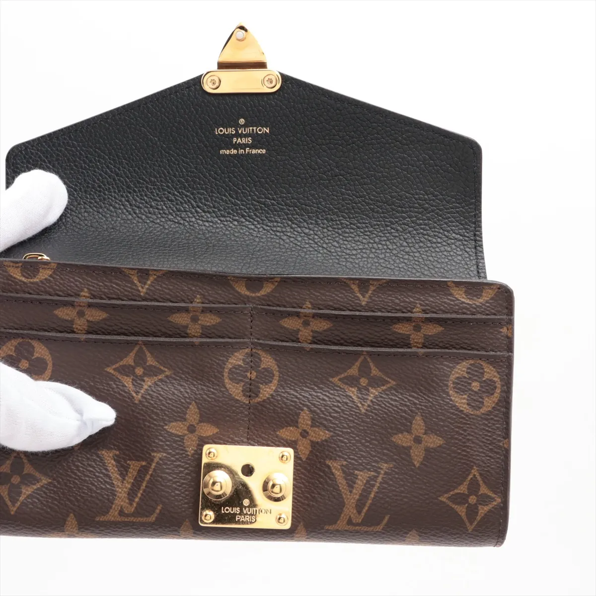 Monogram Portefeuille Palace M58415 SN4158 Brown Long Wallet — view 3