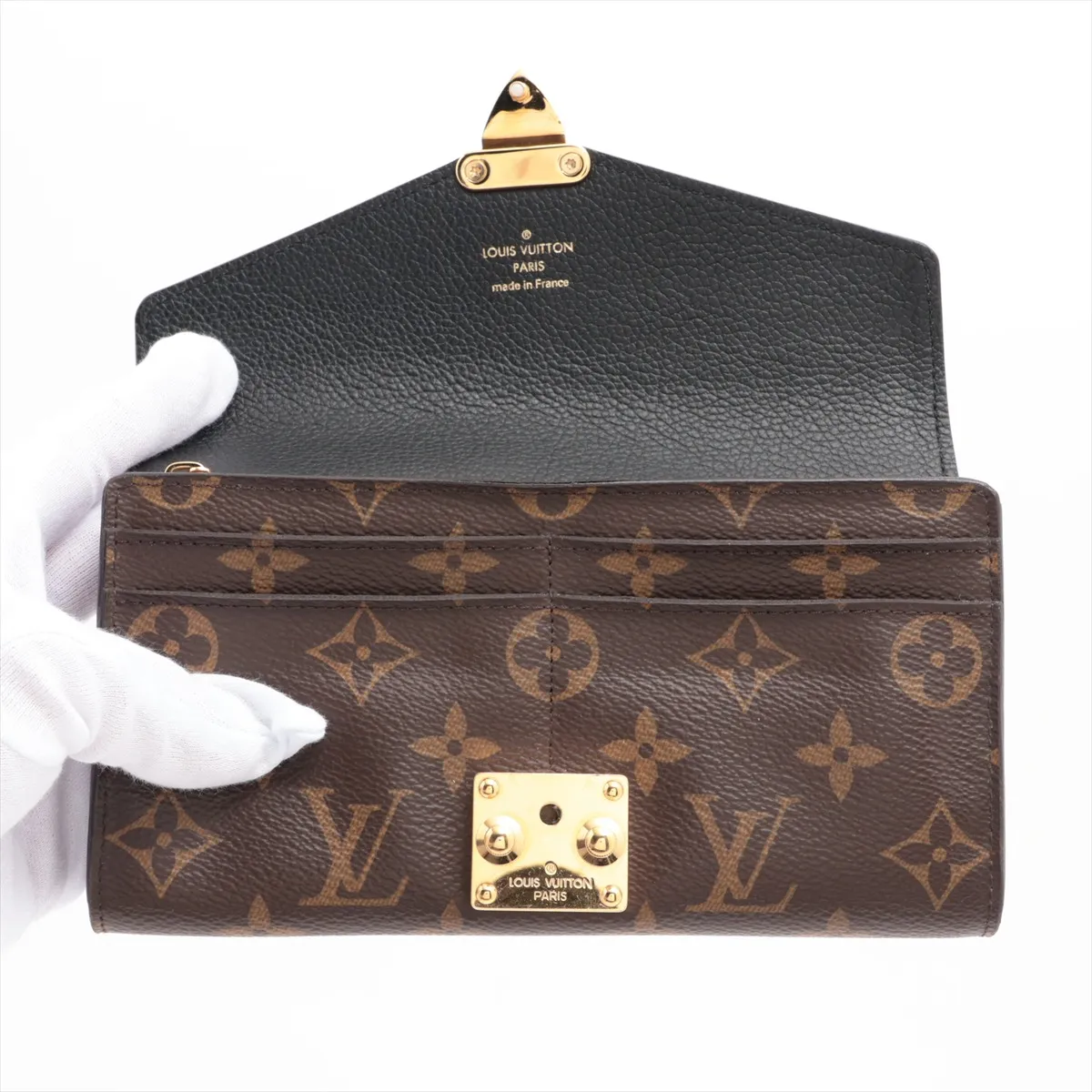 Monogram Portefeuille Palace M58415 SN4158 Brown Long Wallet — view 4