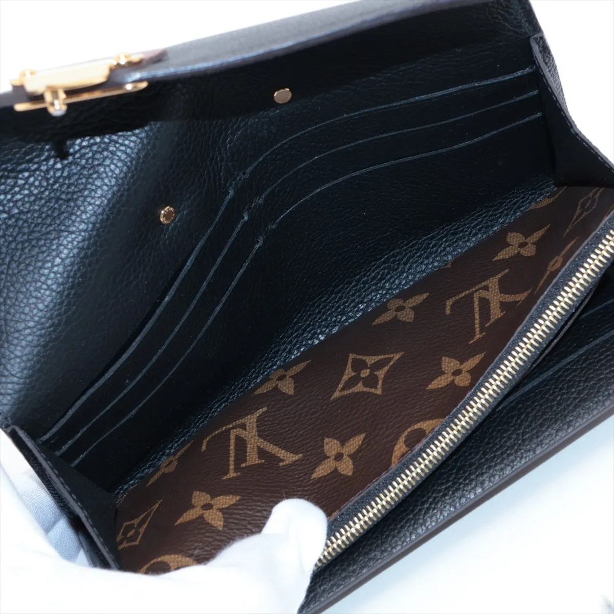 Monogram Portefeuille Palace M58415 SN4158 Brown Long Wallet — view 5