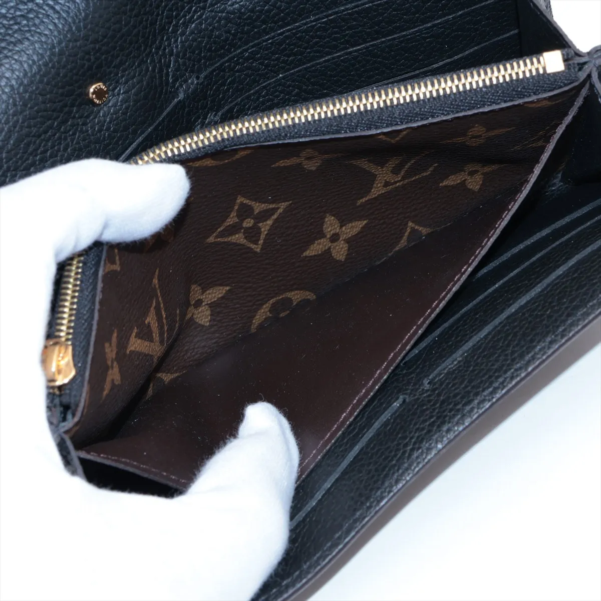 Monogram Portefeuille Palace M58415 SN4158 Brown Long Wallet — view 6