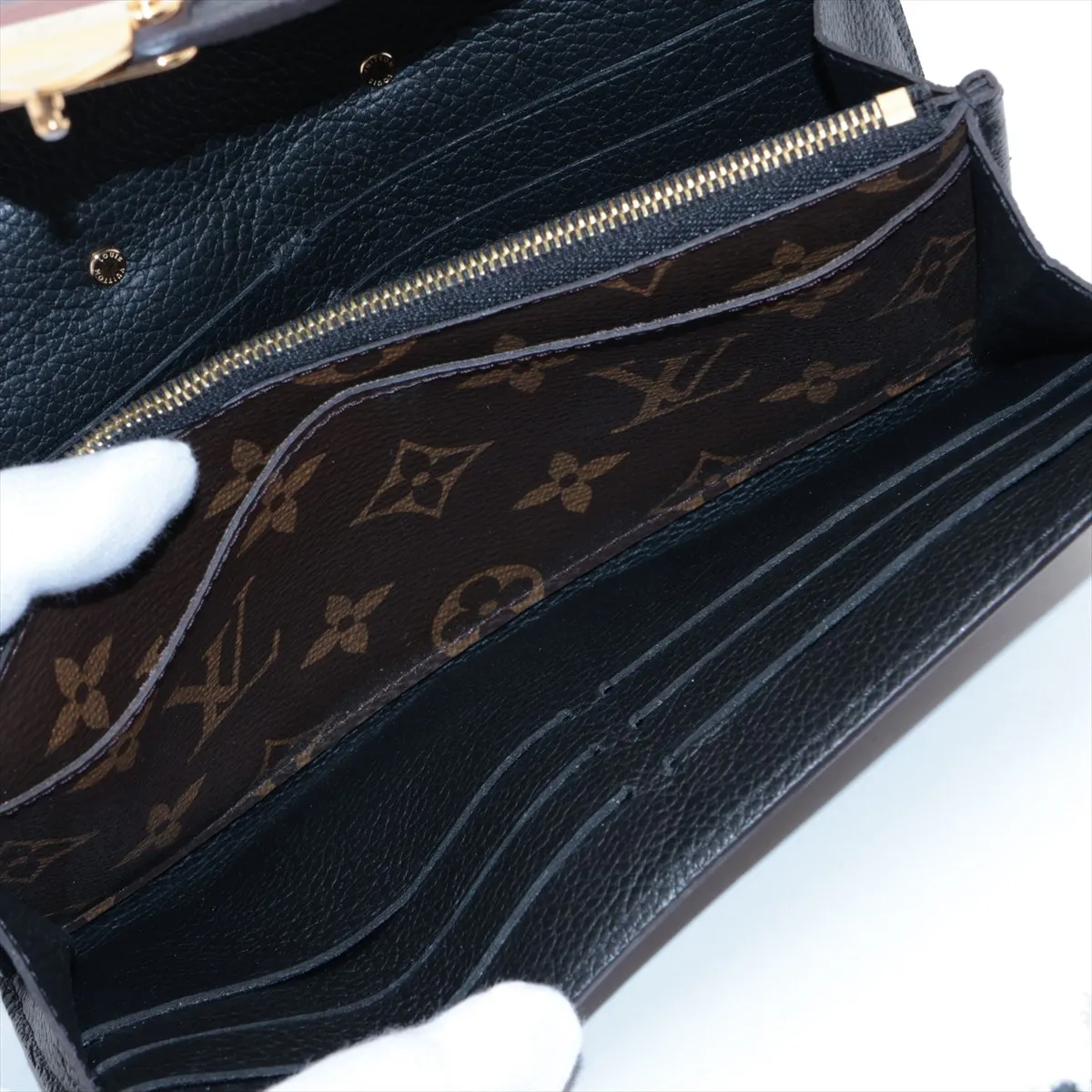 Monogram Portefeuille Palace M58415 SN4158 Brown Long Wallet — view 7