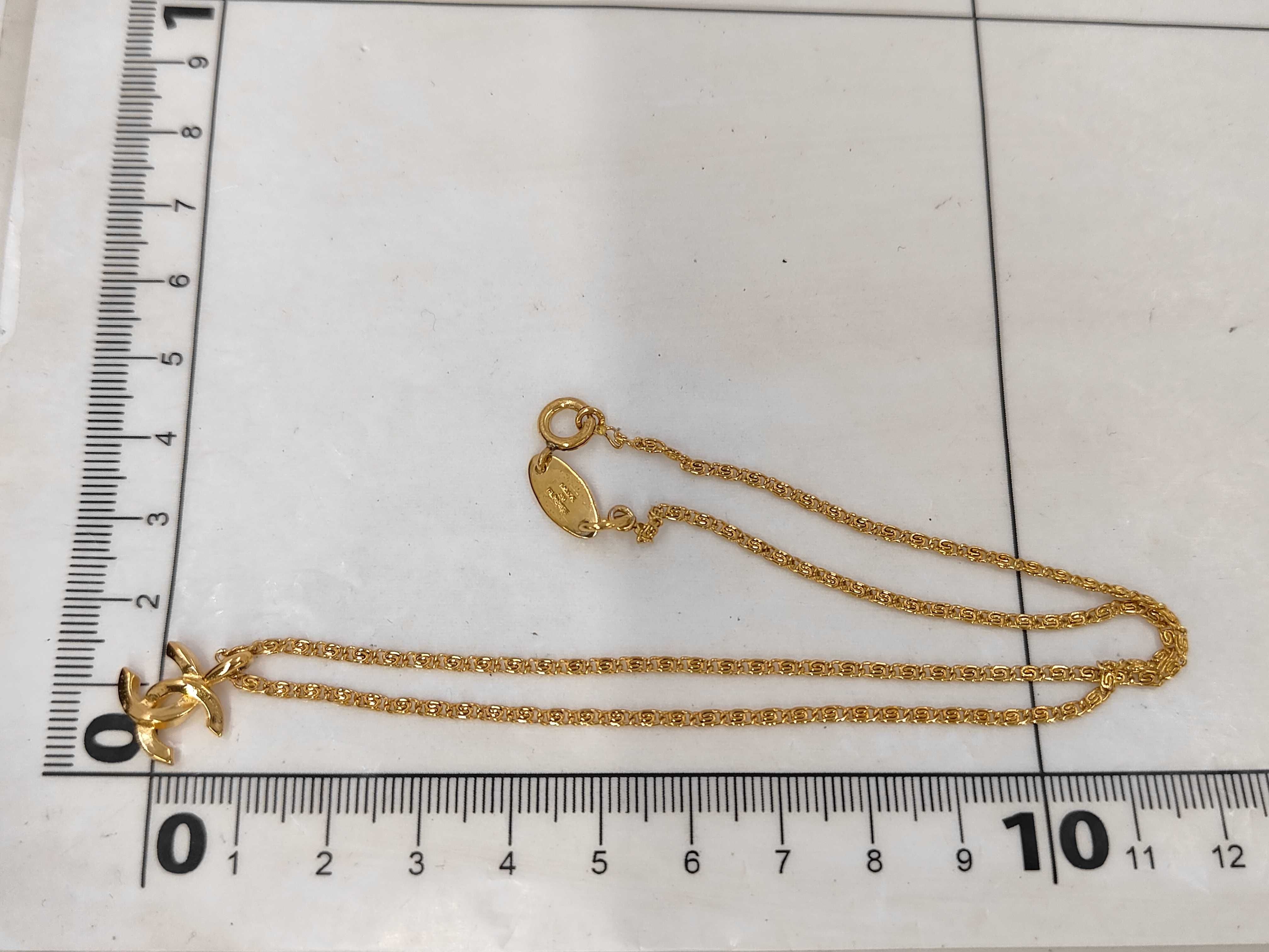 necklace, Coco Mark, gold, 1982 necklace — view 7