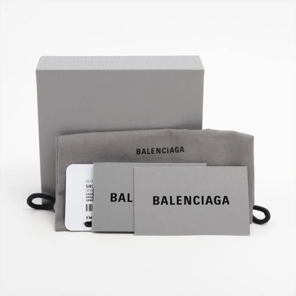 Everyday Logo 593813 Leather Compact Wallet Beige — view 9