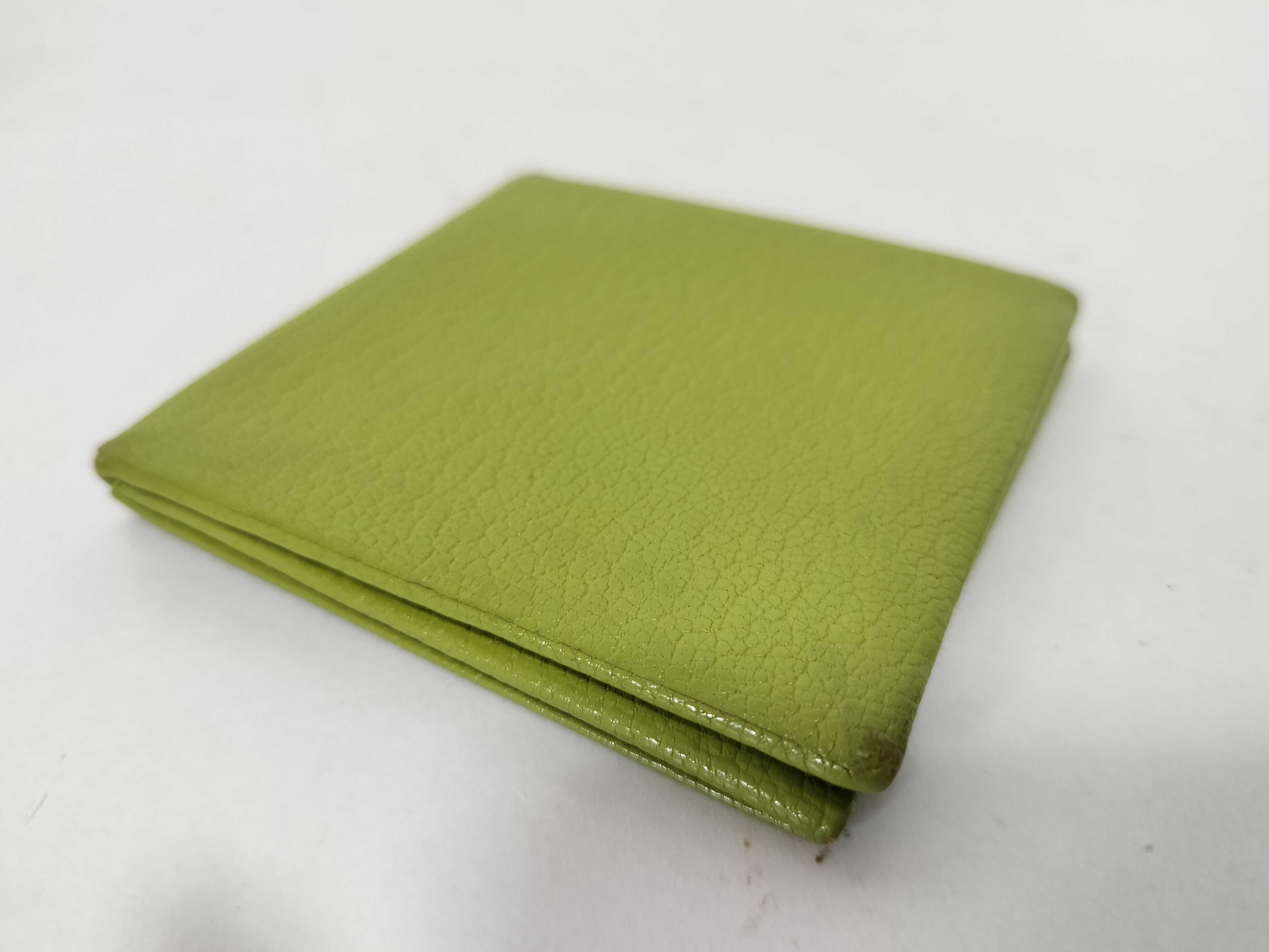 Zulu Leather Green Coin Case ( I stamp, ky24272) — view 3