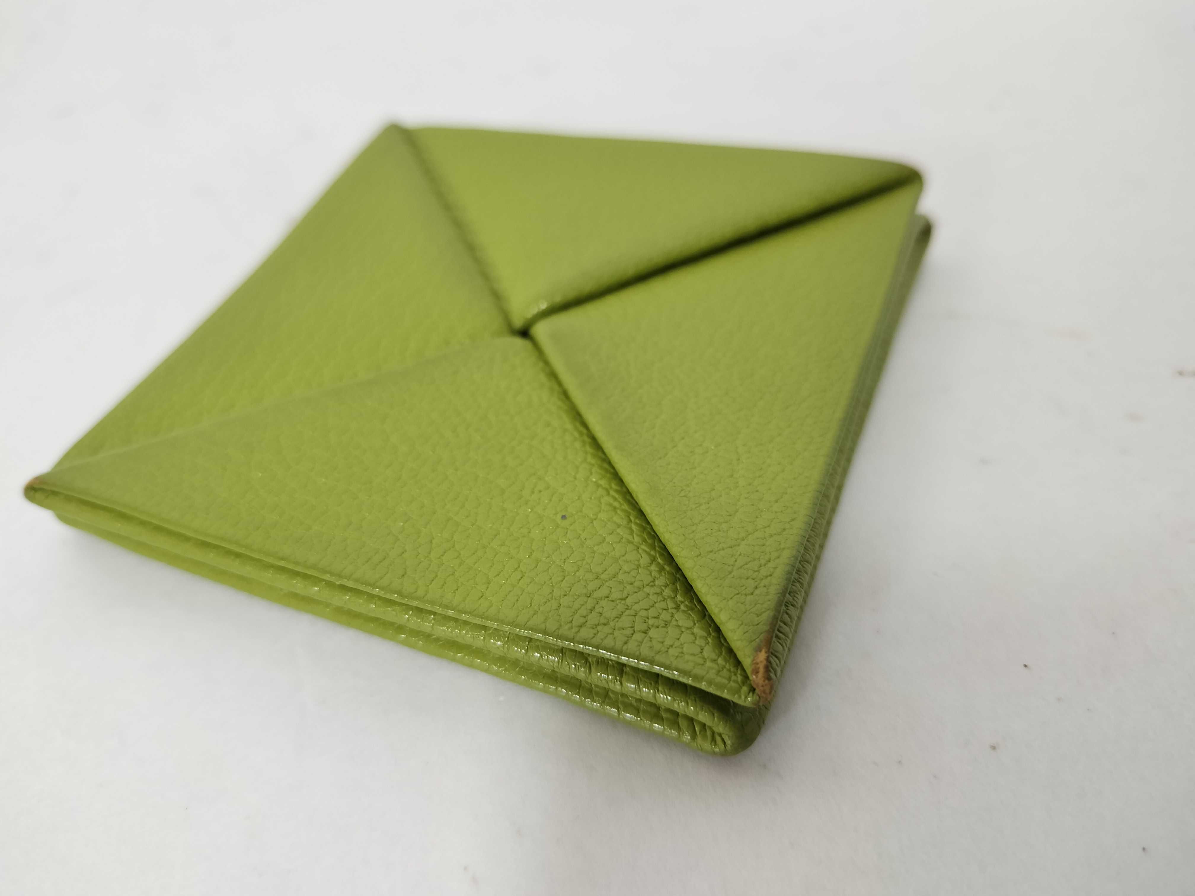 Zulu Leather Green Coin Case ( I stamp, ky24272) — view 4