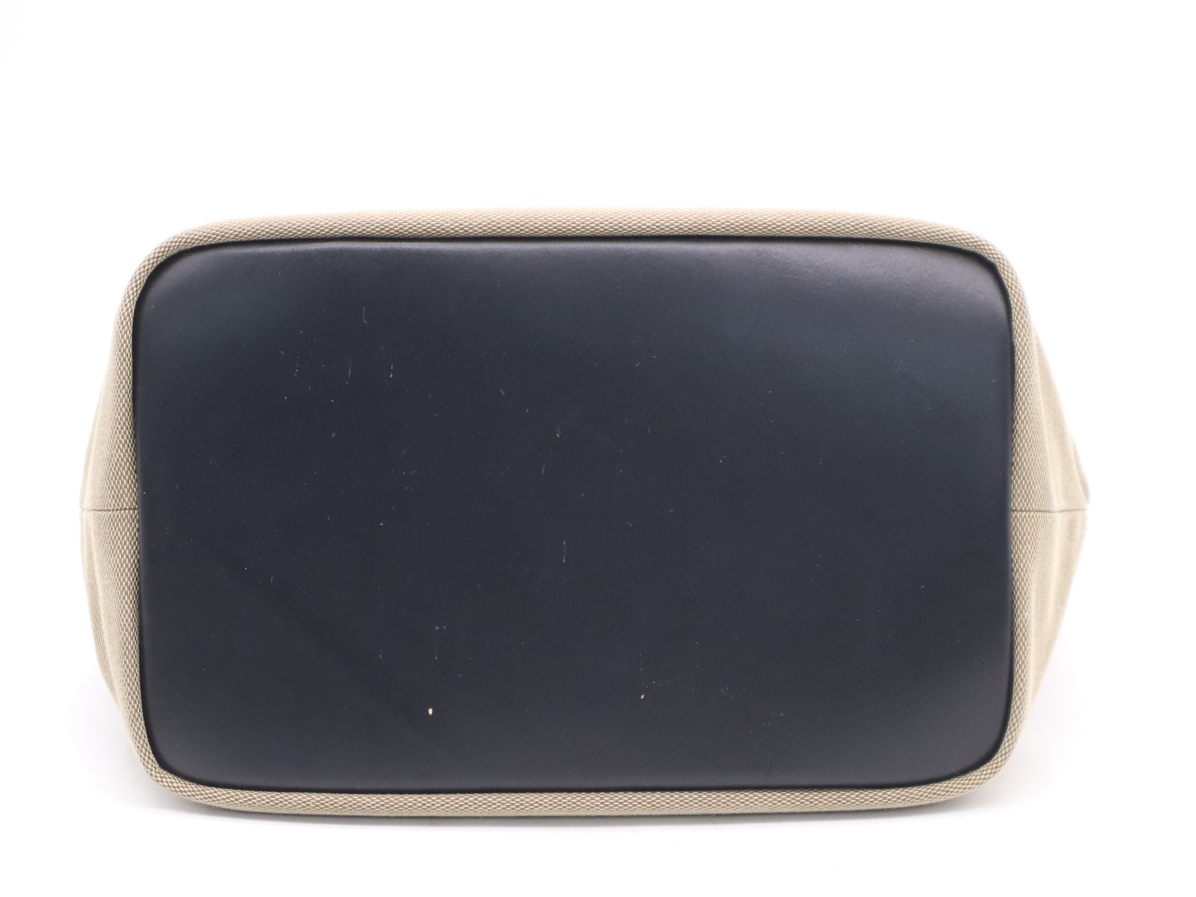 000・0531 Canvas Bamboo Beige Black Shoulder Bag — view 4