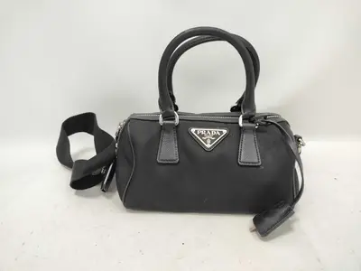 Nylon Mini Boston Bag Handbag