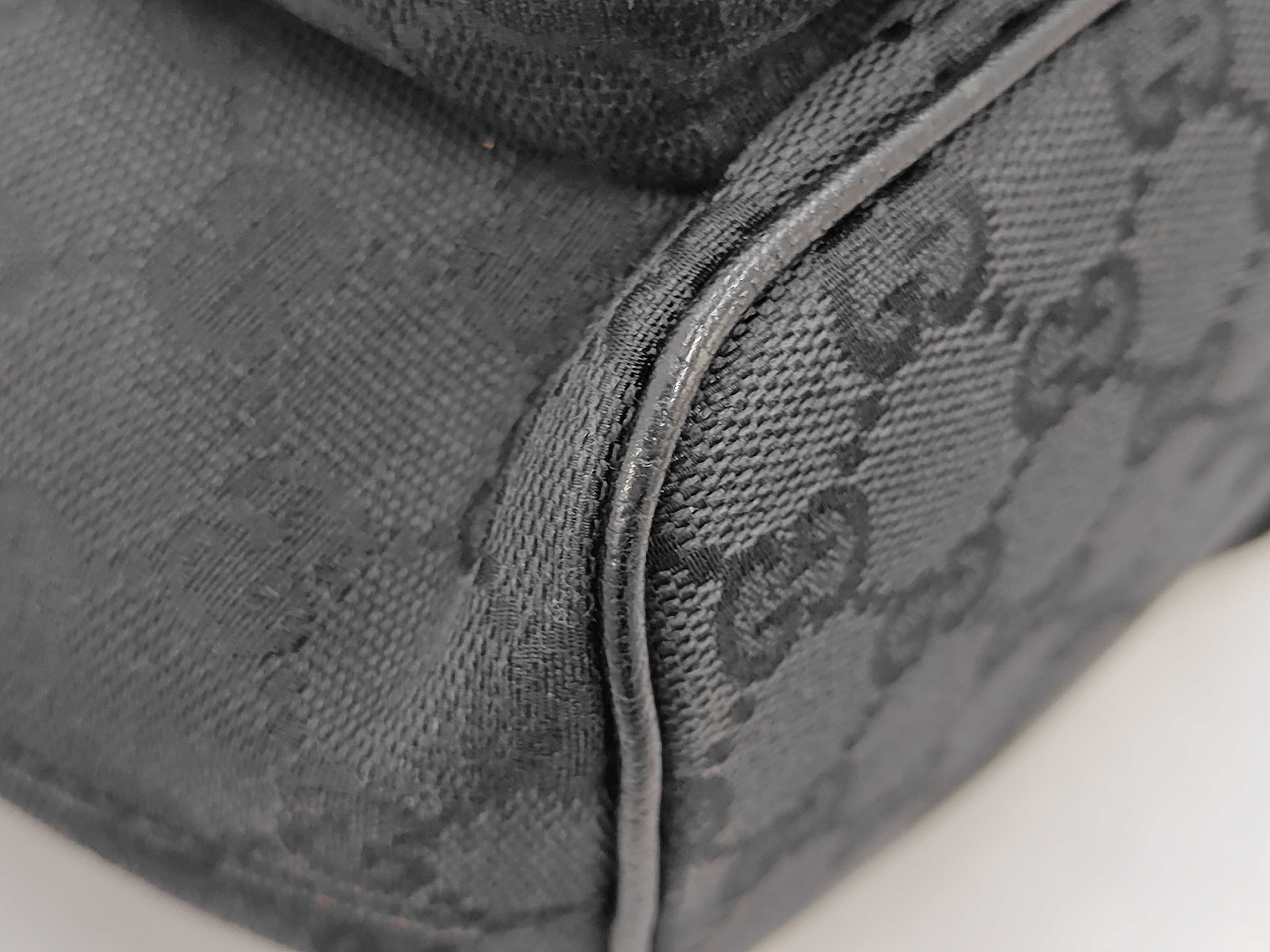 GG Canvas Backpack, Black — view 4
