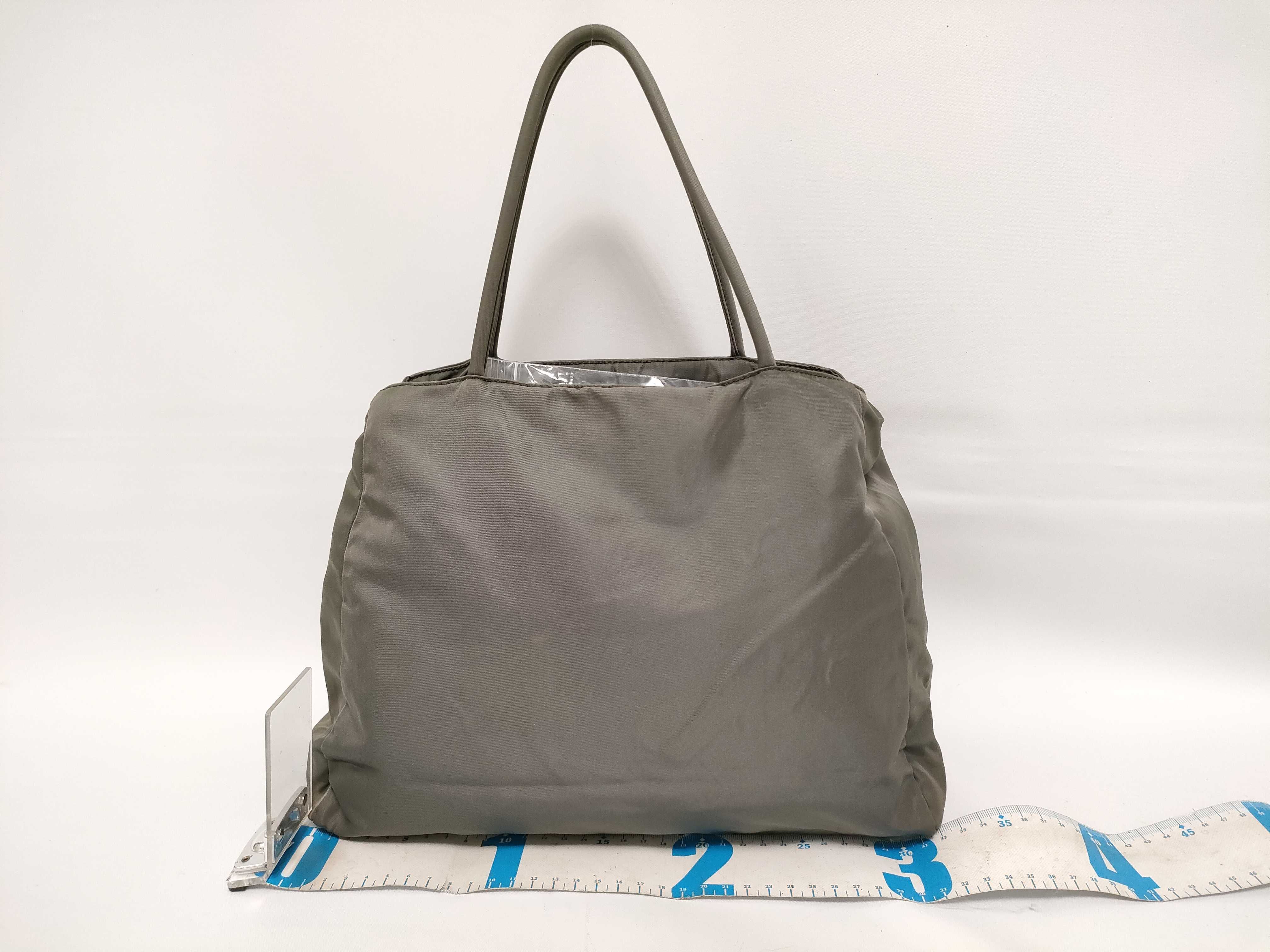 Nylon Prada Tote Bag Khaki Tote Bag — view 2