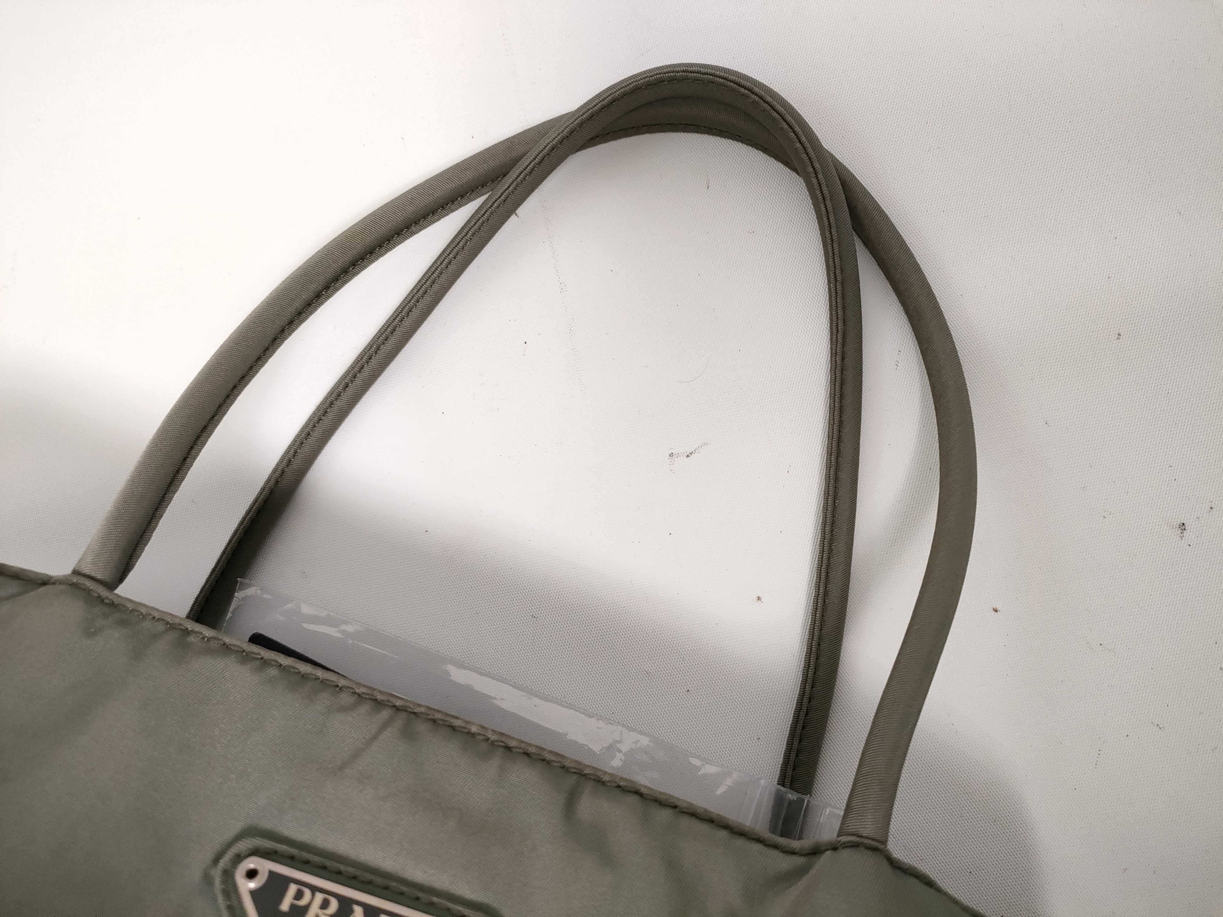 Nylon Prada Tote Bag Khaki Tote Bag — view 3