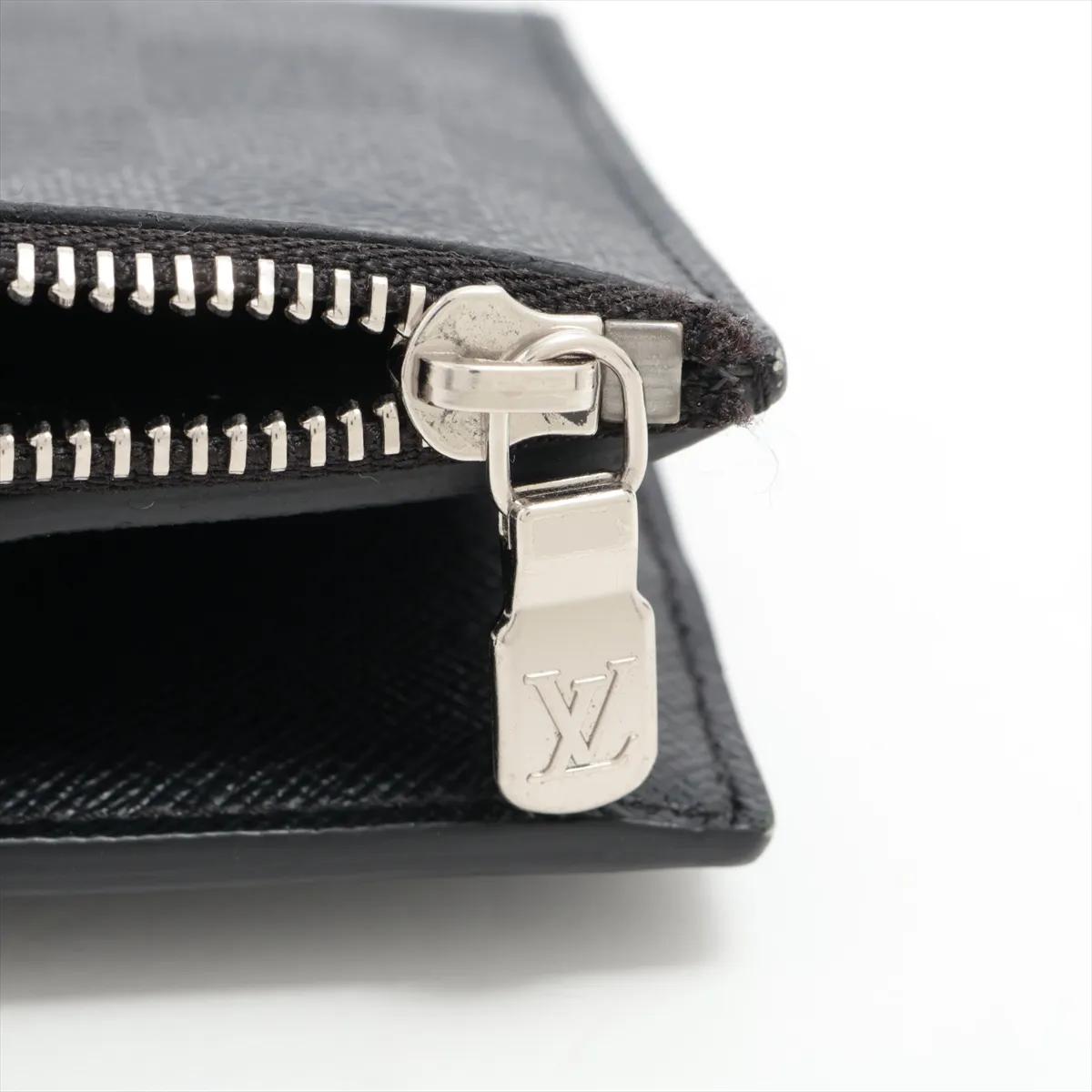 Damier Graphite Multiport Cartes N60451 CA0271 Black Compact Wallet — view 7