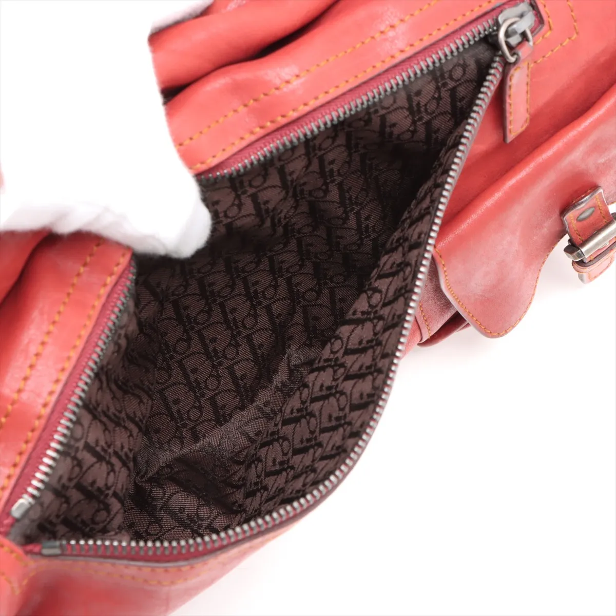 Gaucho Leather Handbag Brown Outlet — view 12