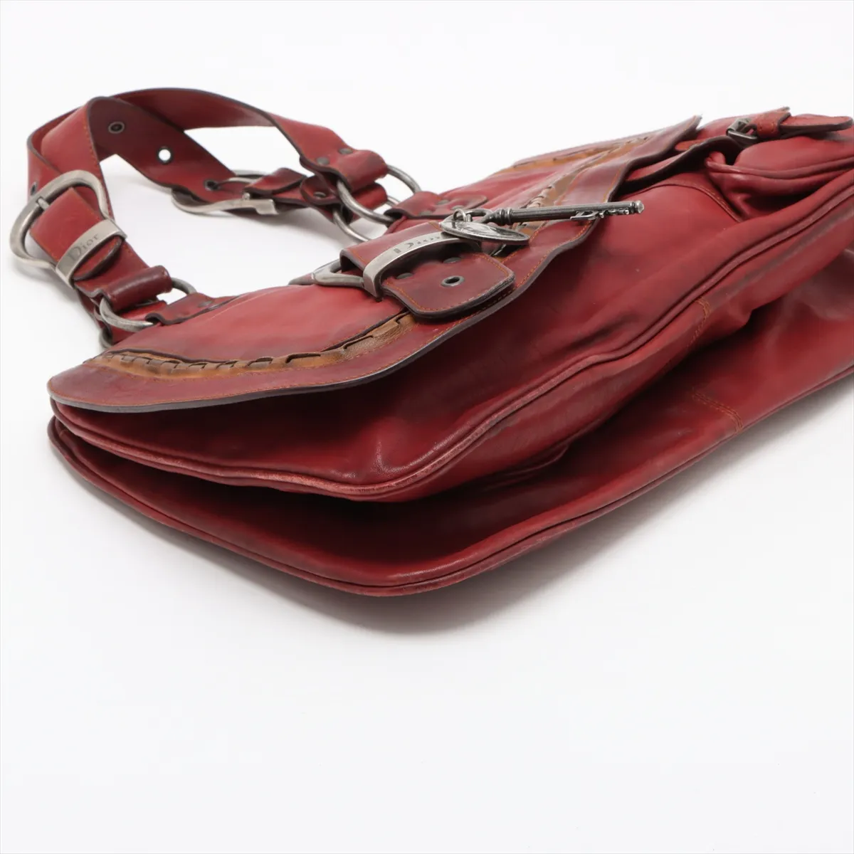 Gaucho Leather Handbag Brown Outlet — view 4