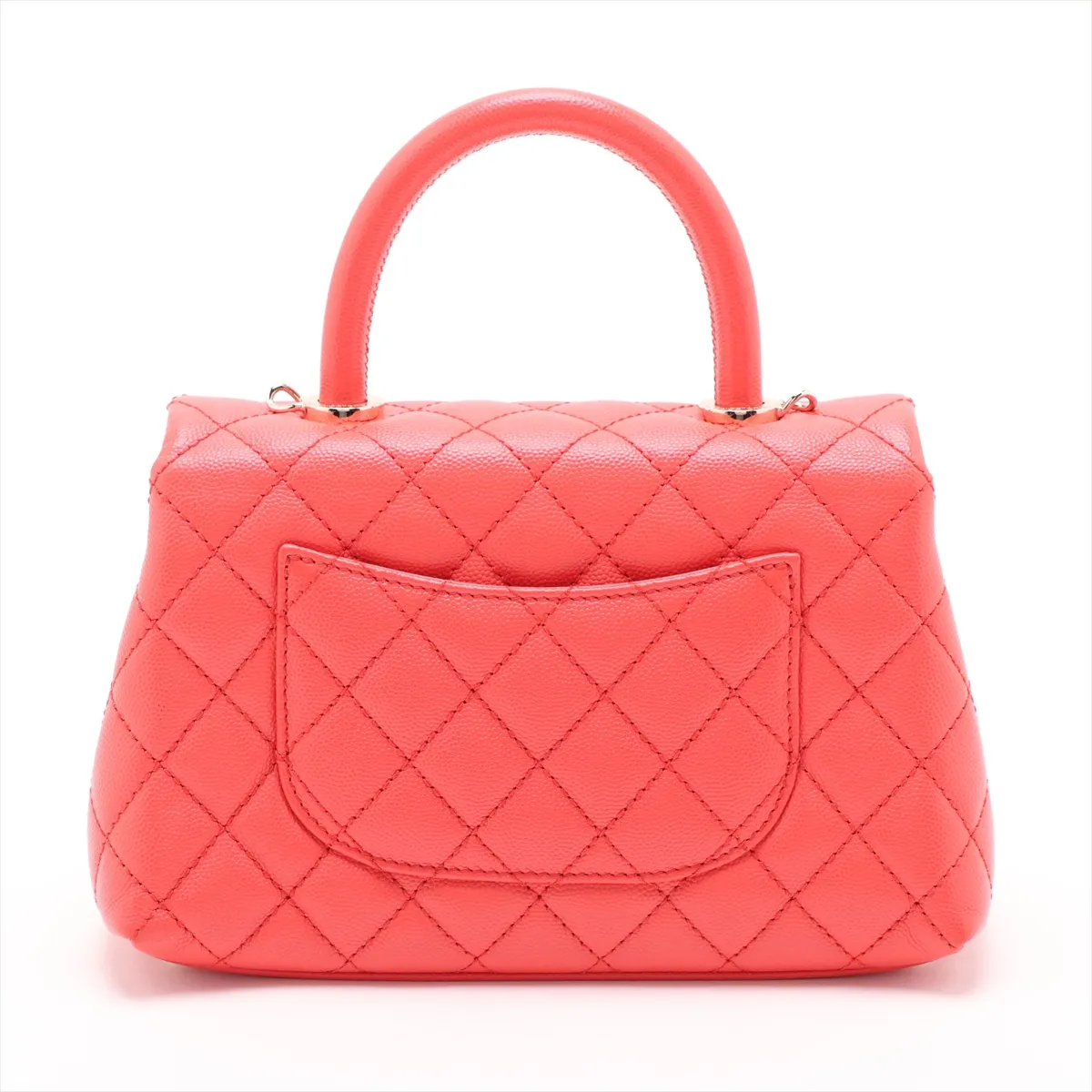 [Individually packaged] Chanel Coco Handle 24 XS Caviar Skin 2-Way Handbag, Top Handle, Pink, Gold Hardware, 30752826, Serial Number in the 30s, A92990 — view 2