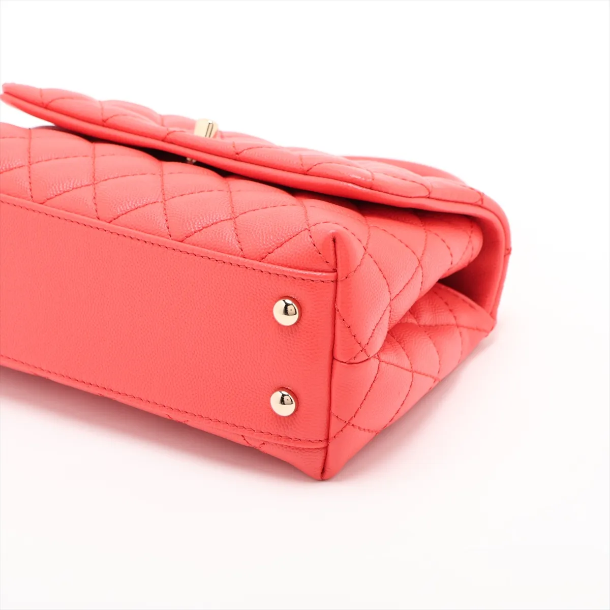 [Individually packaged] Chanel Coco Handle 24 XS Caviar Skin 2-Way Handbag, Top Handle, Pink, Gold Hardware, 30752826, Serial Number in the 30s, A92990 — view 3
