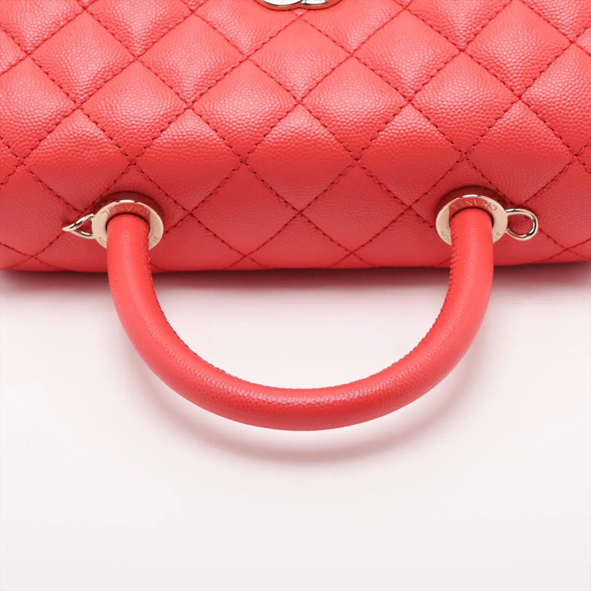 [Individually packaged] Chanel Coco Handle 24 XS Caviar Skin 2-Way Handbag, Top Handle, Pink, Gold Hardware, 30752826, Serial Number in the 30s, A92990 — view 5