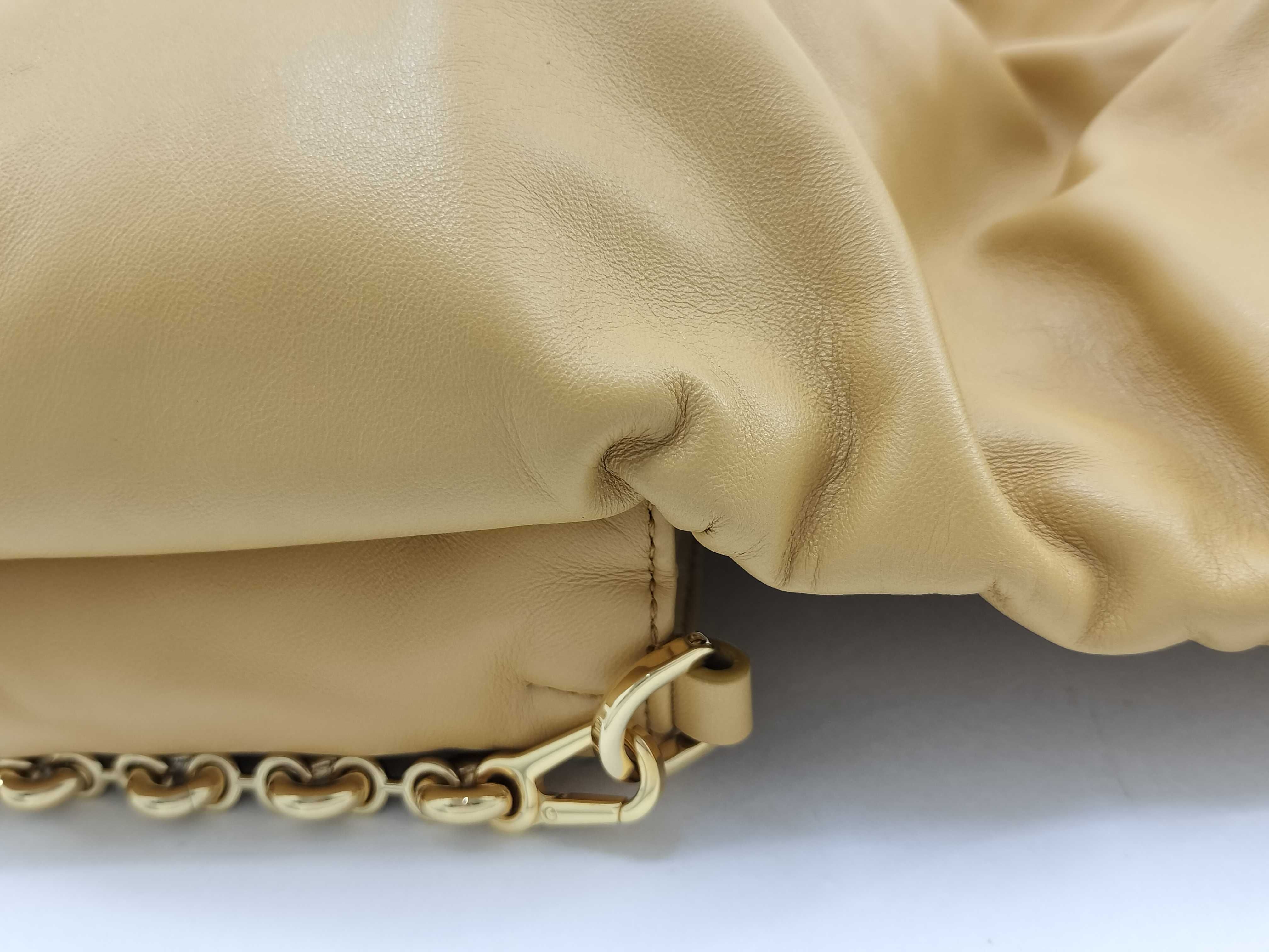 Goya Anagram Puffer Chain Shoulder Bag, Camel, Size 45 — view 15