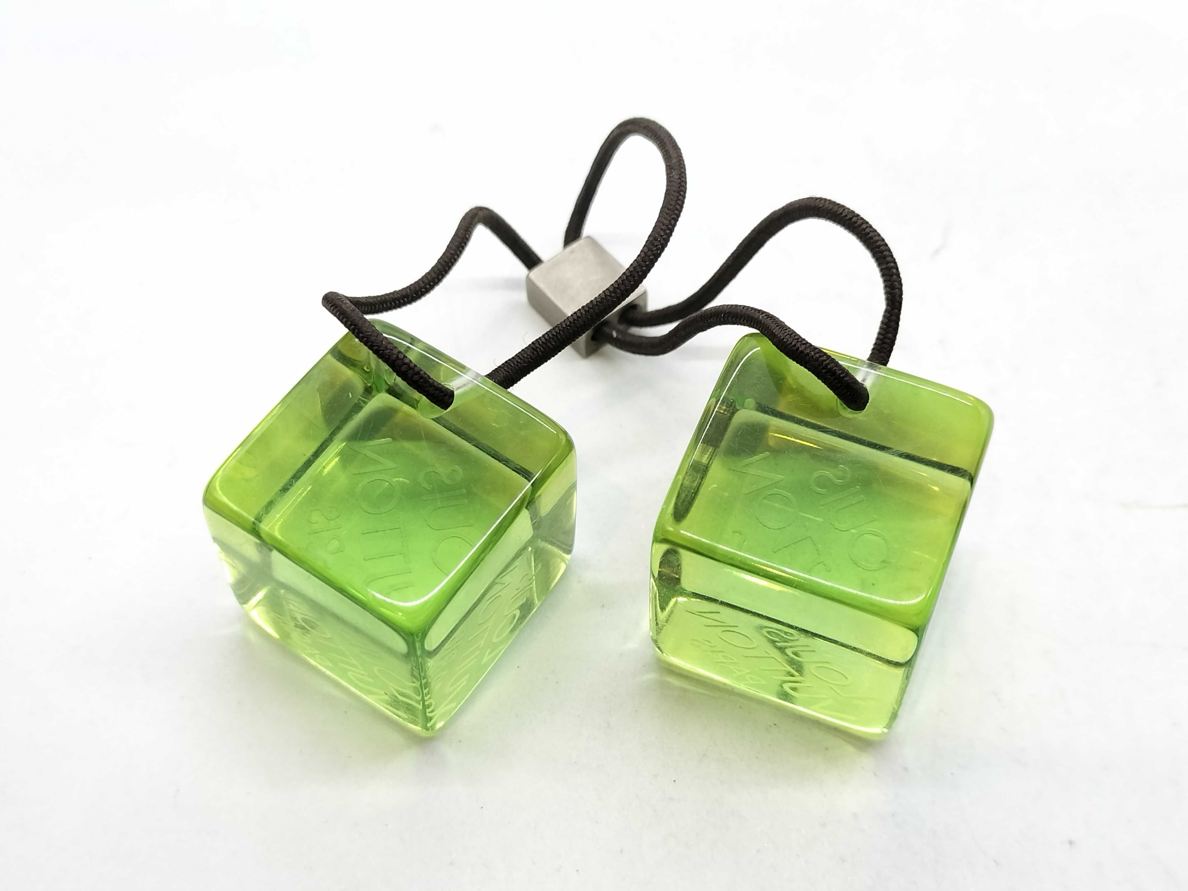 Cube Logo Green Hair Tie Hair Accessory — view 2
