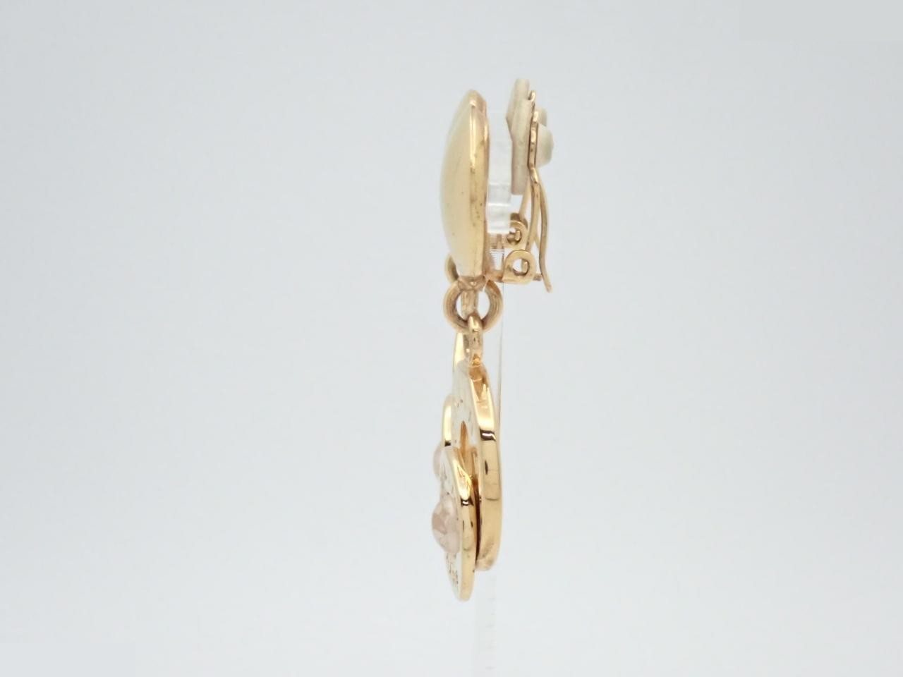 faux pearl earrings — view 3
