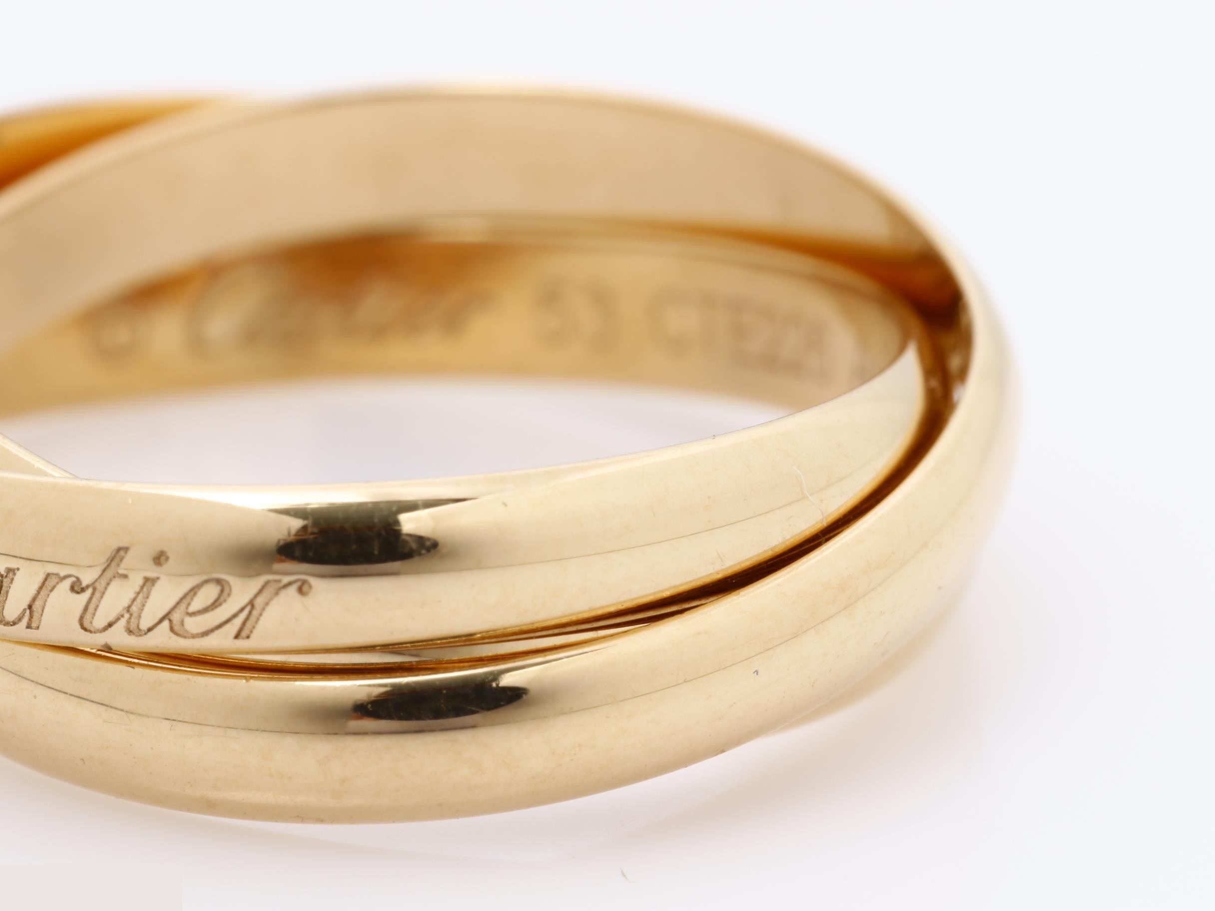 Au750 Trinity Ring 53 5.1g — view 3