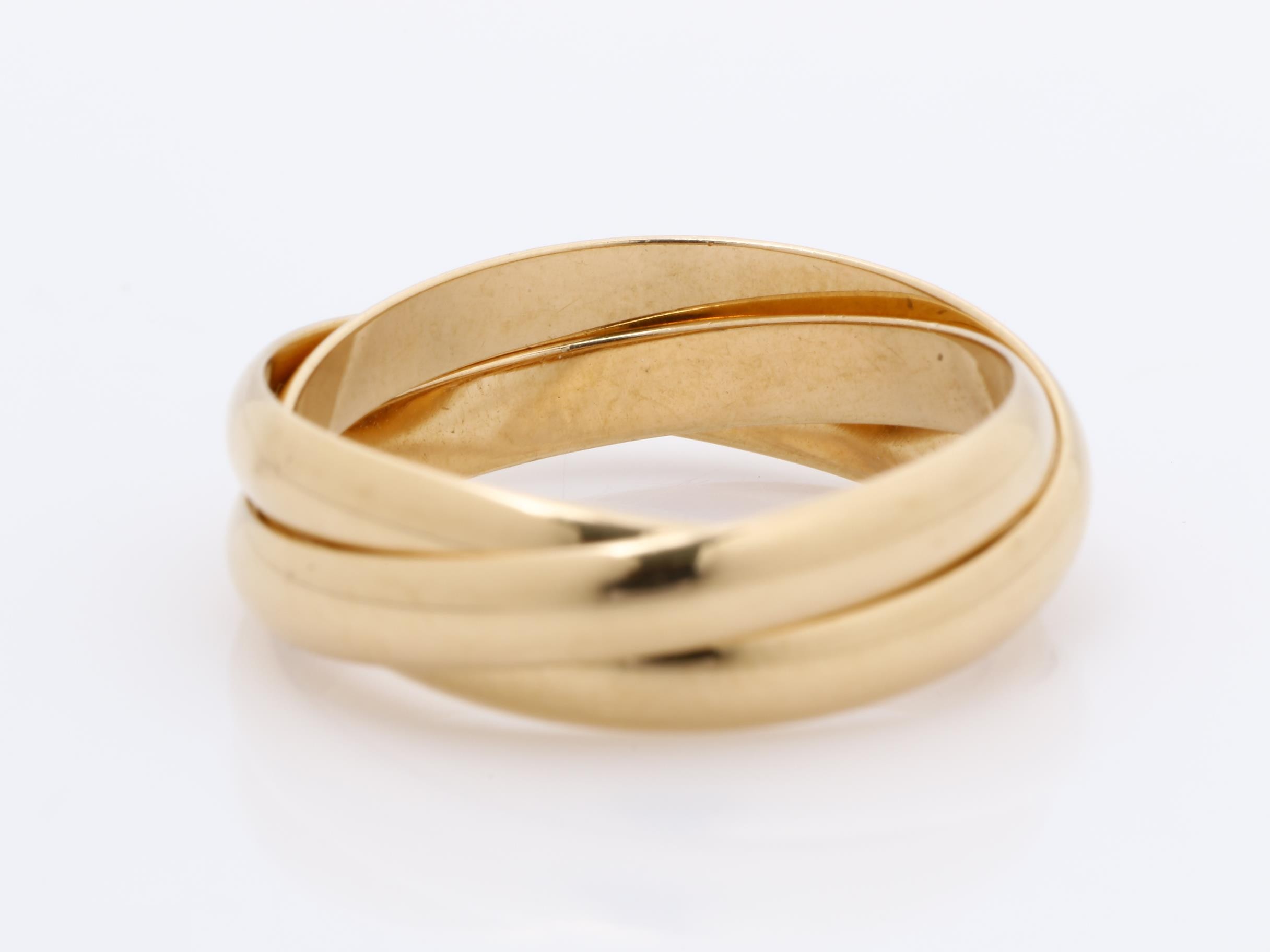 Au750 Trinity Ring 53 5.1g — view 4