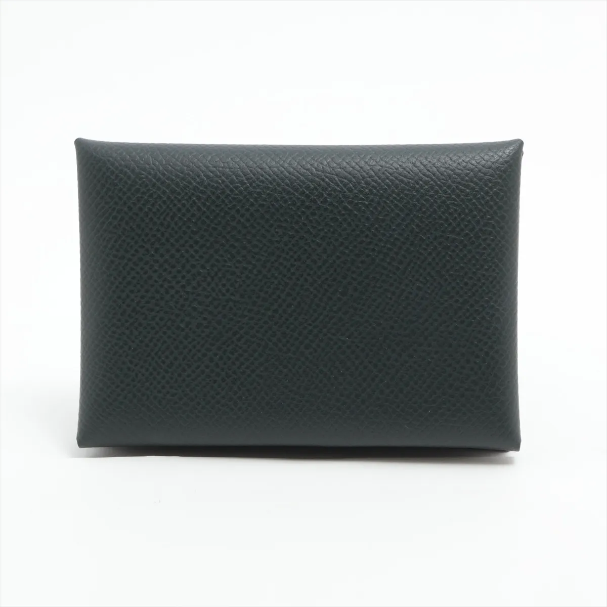 Hermès Calvi Duo Veau Epsom Coin Case, Gray, Silver Hardware, W: 2024 — view 2
