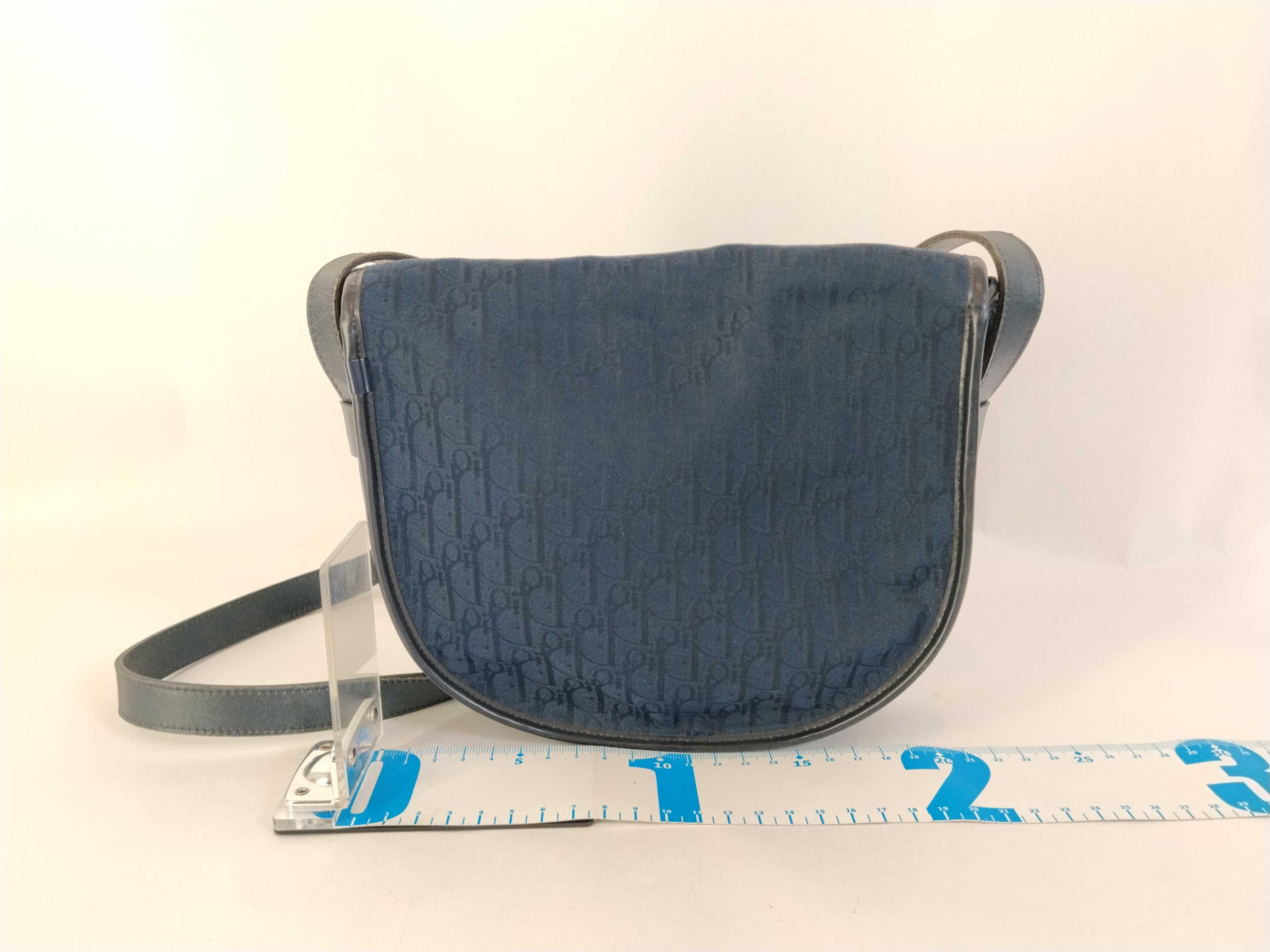 Trotter Shoulder Bag, Navy, W22cm — view 2