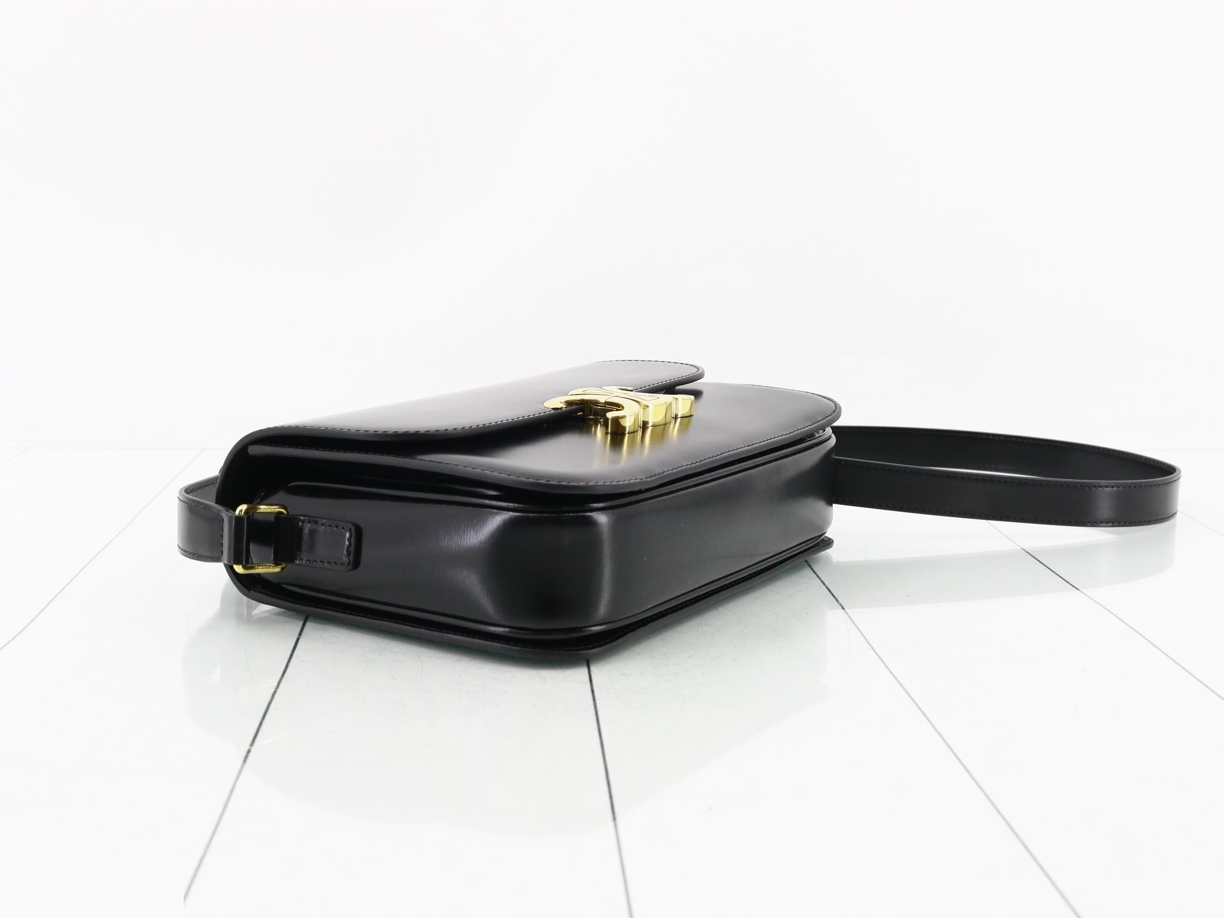Classic Triomphe Shiny Calfskin Black — view 5