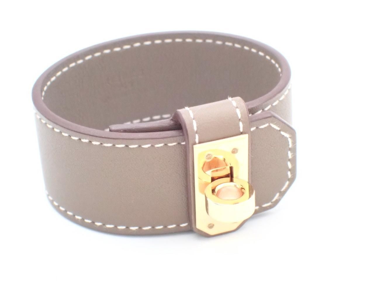 Kelly Twist PM Etoupe Bracelet, Wrist size approximately 15cm — view 3