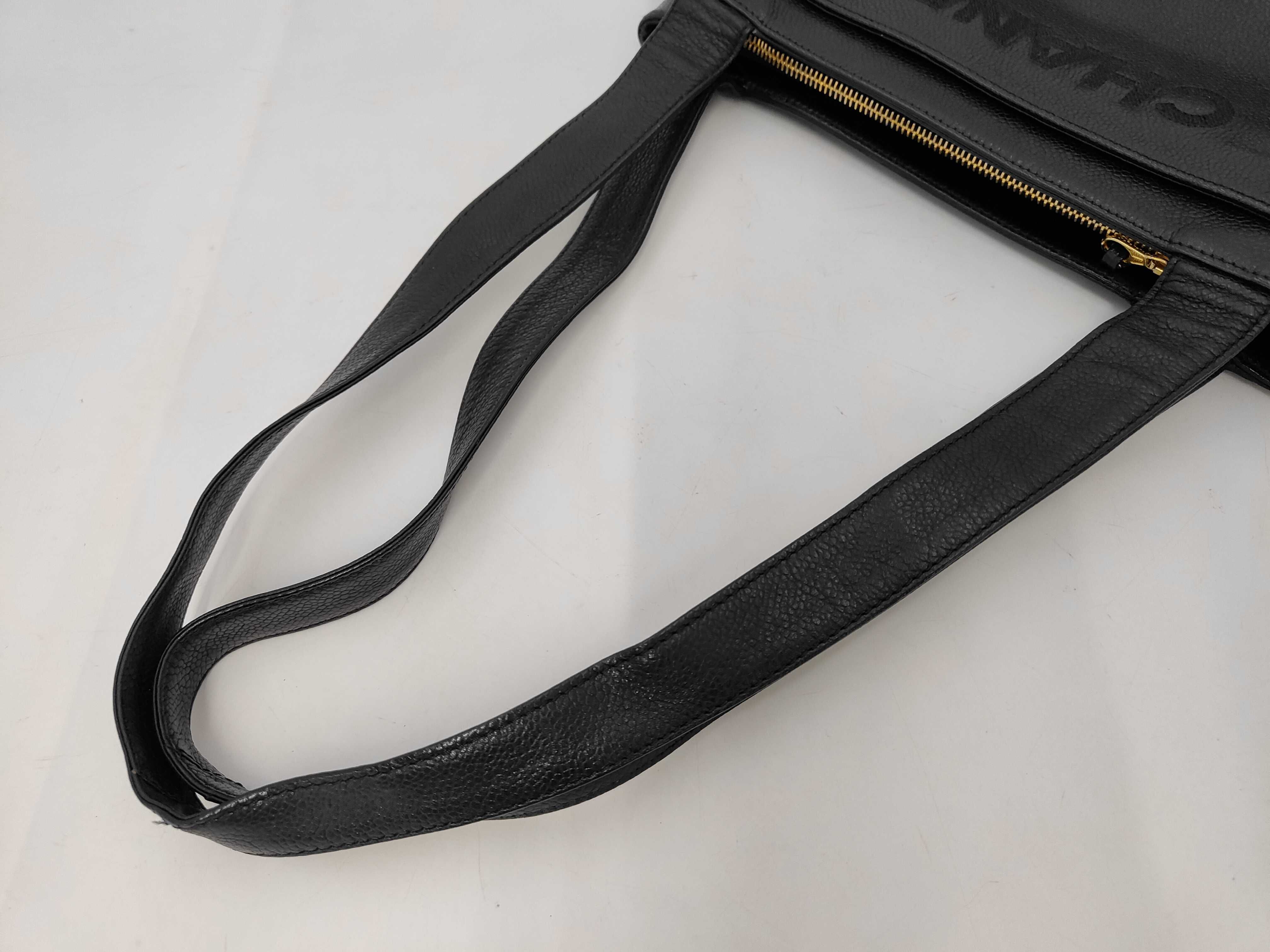 Caviar Skin Logo Tote Bag Black 4705732 Tote Bag — view 5