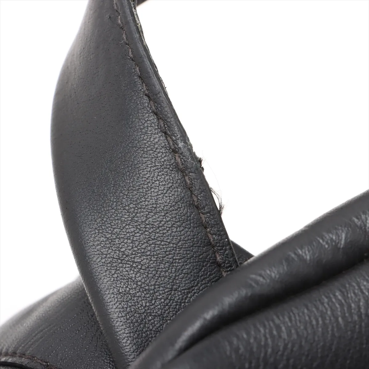leather backpack/rucksack black — view 11
