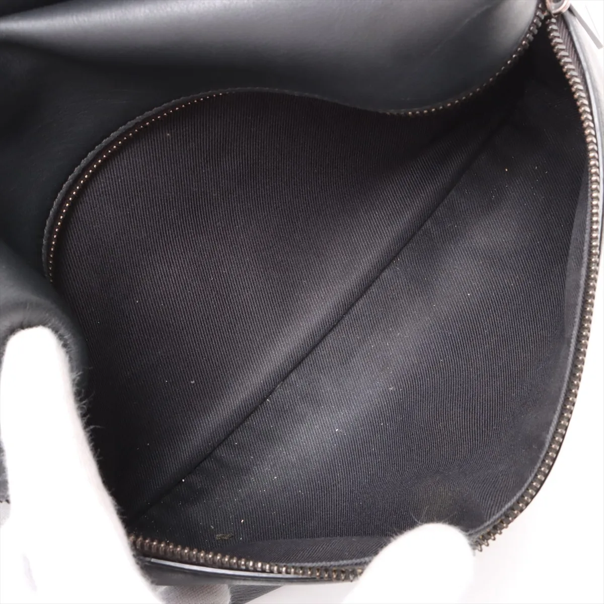 leather backpack/rucksack black — view 8