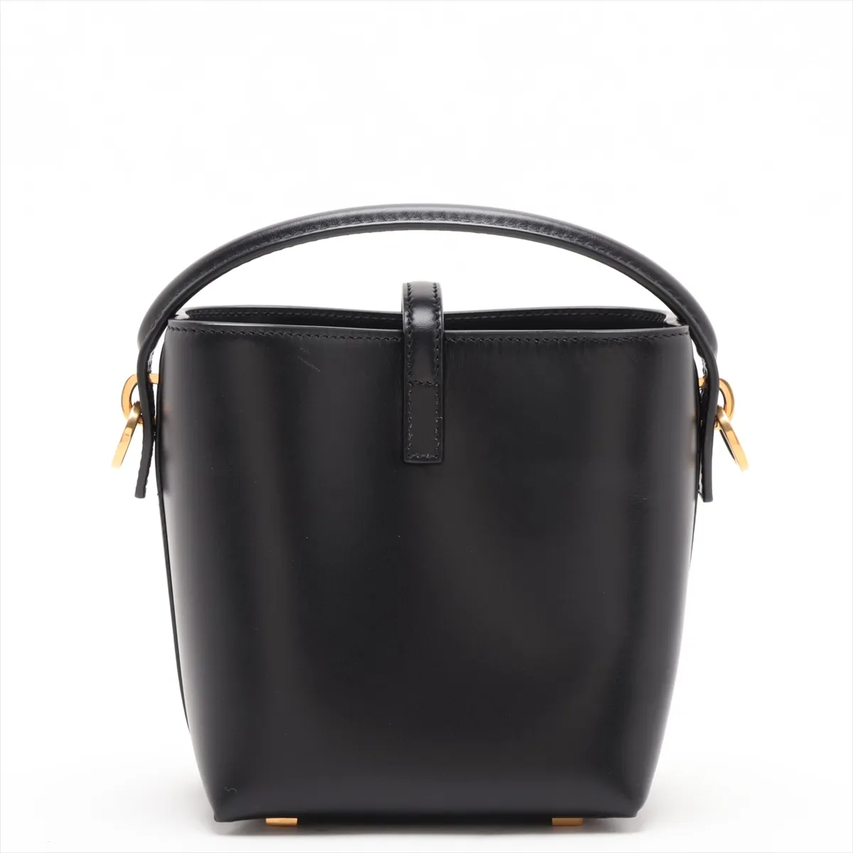 LE 37 mini 765870 Leather 2-Way Handbag, Black — view 2