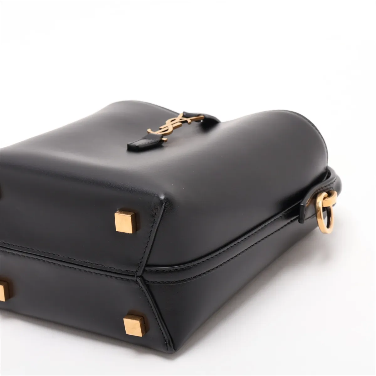 LE 37 mini 765870 Leather 2-Way Handbag, Black — view 3