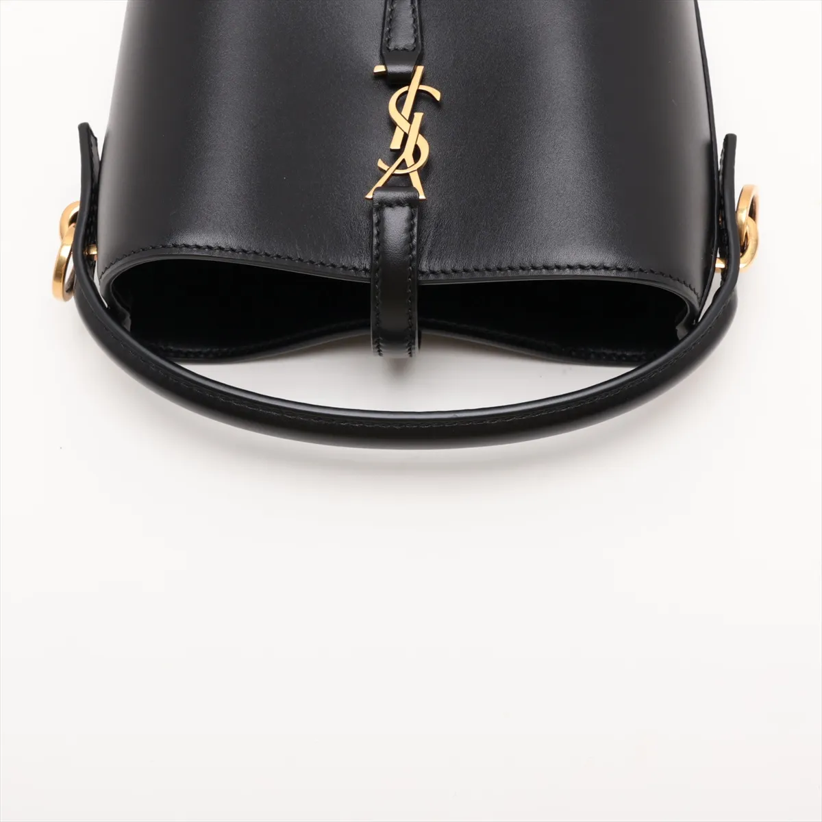 LE 37 mini 765870 Leather 2-Way Handbag, Black — view 5