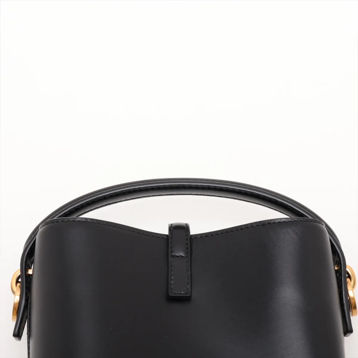 LE 37 mini 765870 Leather 2-Way Handbag, Black — view 6
