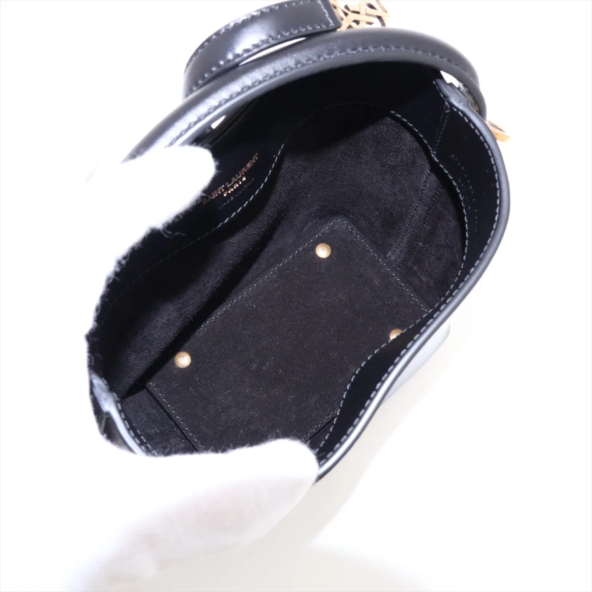 LE 37 mini 765870 Leather 2-Way Handbag, Black — view 8