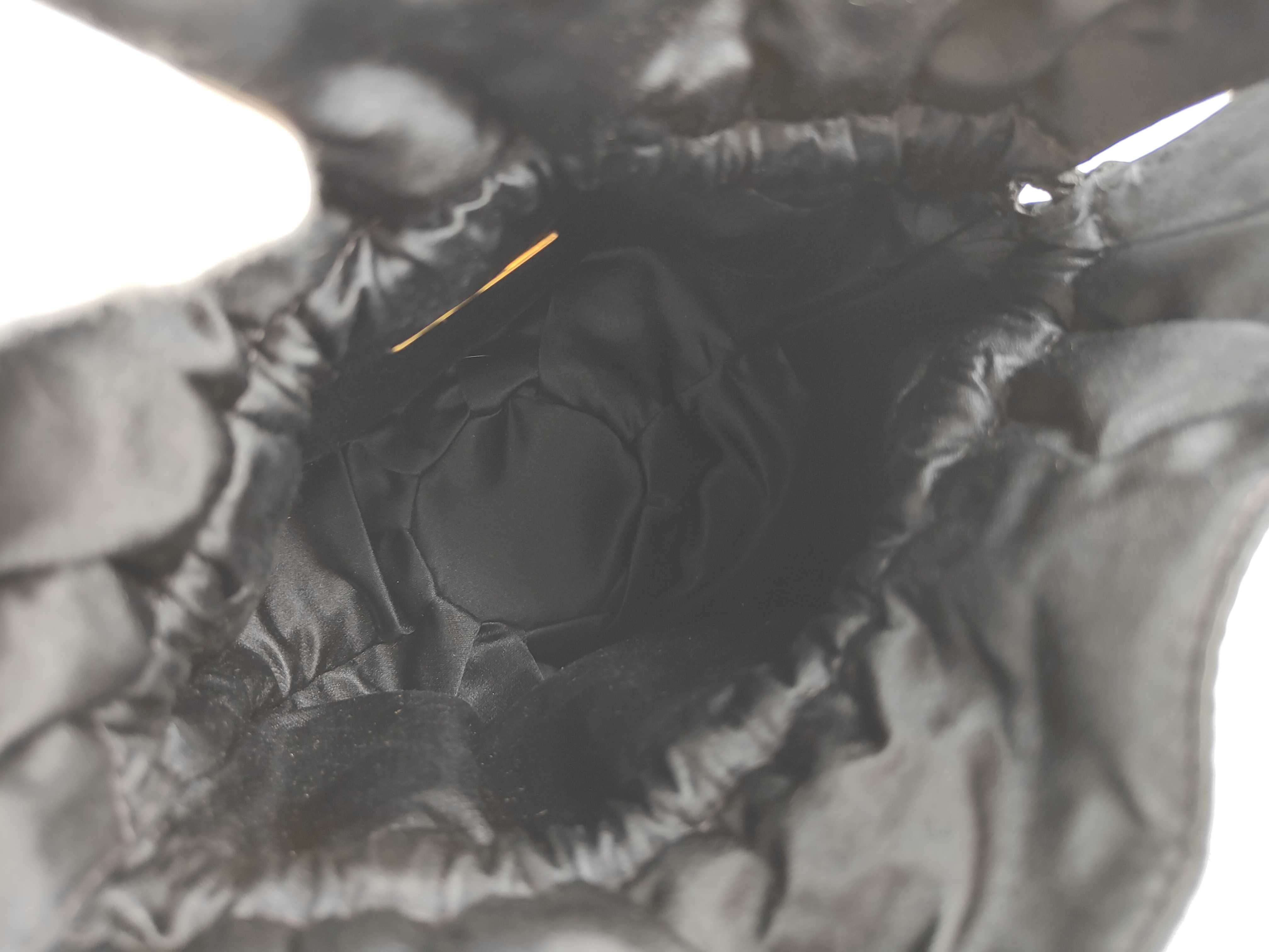 Intrecciato Satin Drawstring Vintage Pouch — view 5