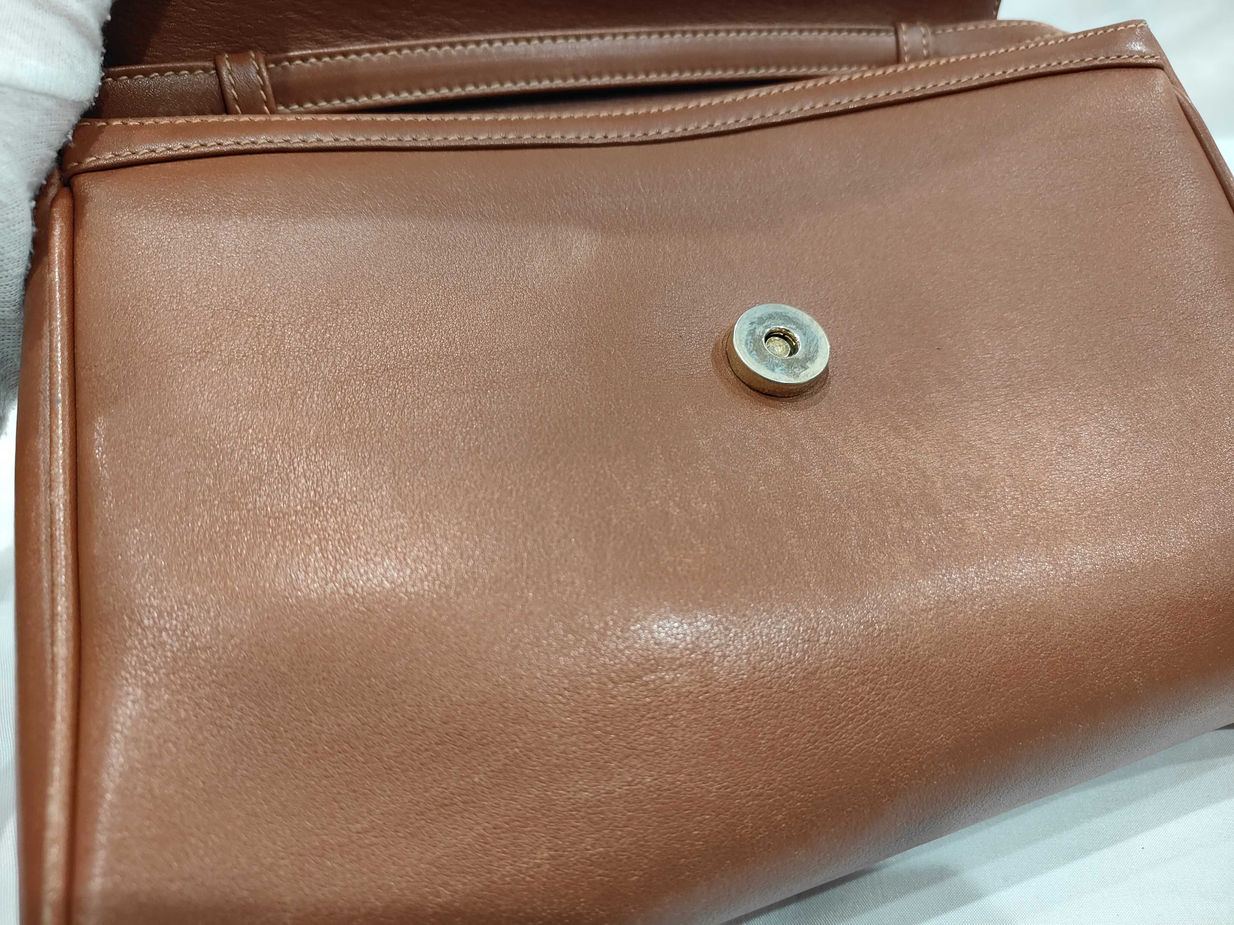 Old Gucci Leather Brown Shoulder Bag — view 13