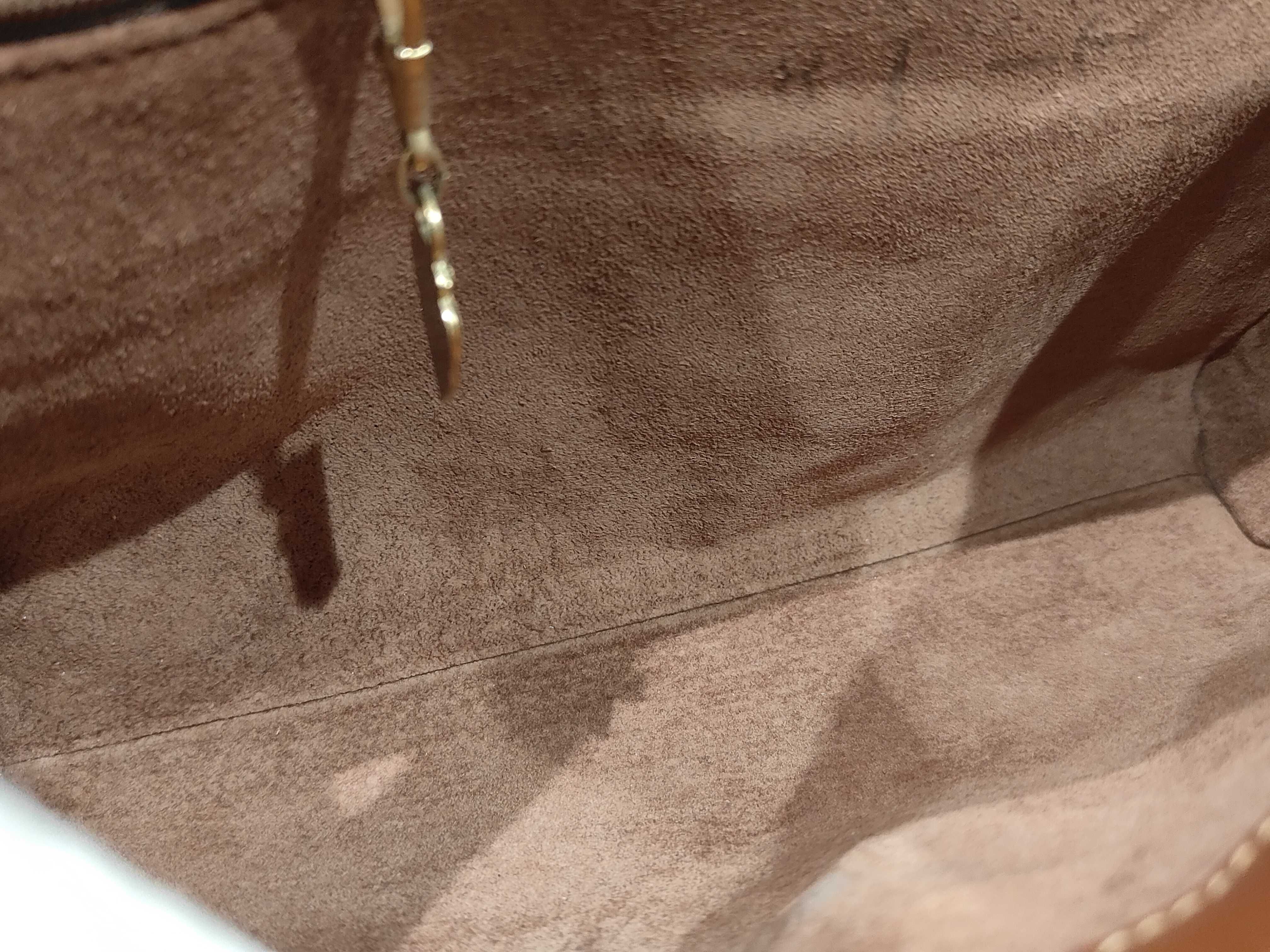 Old Gucci Leather Brown Shoulder Bag — view 9