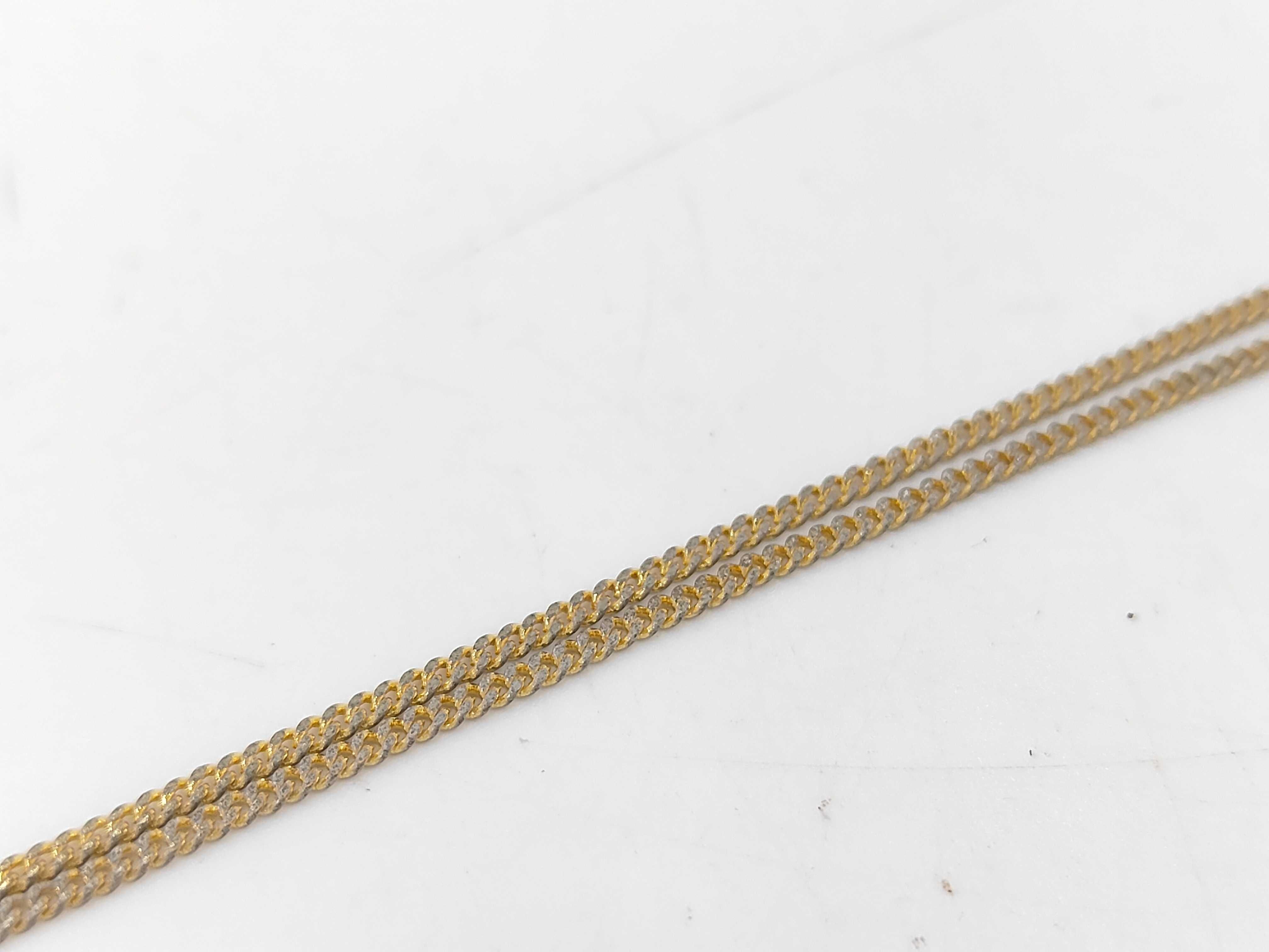 Coco Mark Rhinestone Gold Necklace — view 6