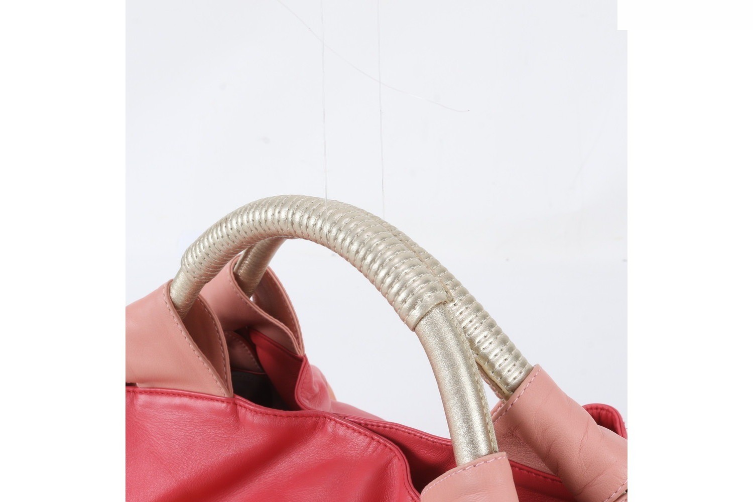 Nappa Aire Anagram Leather Handbag — view 2