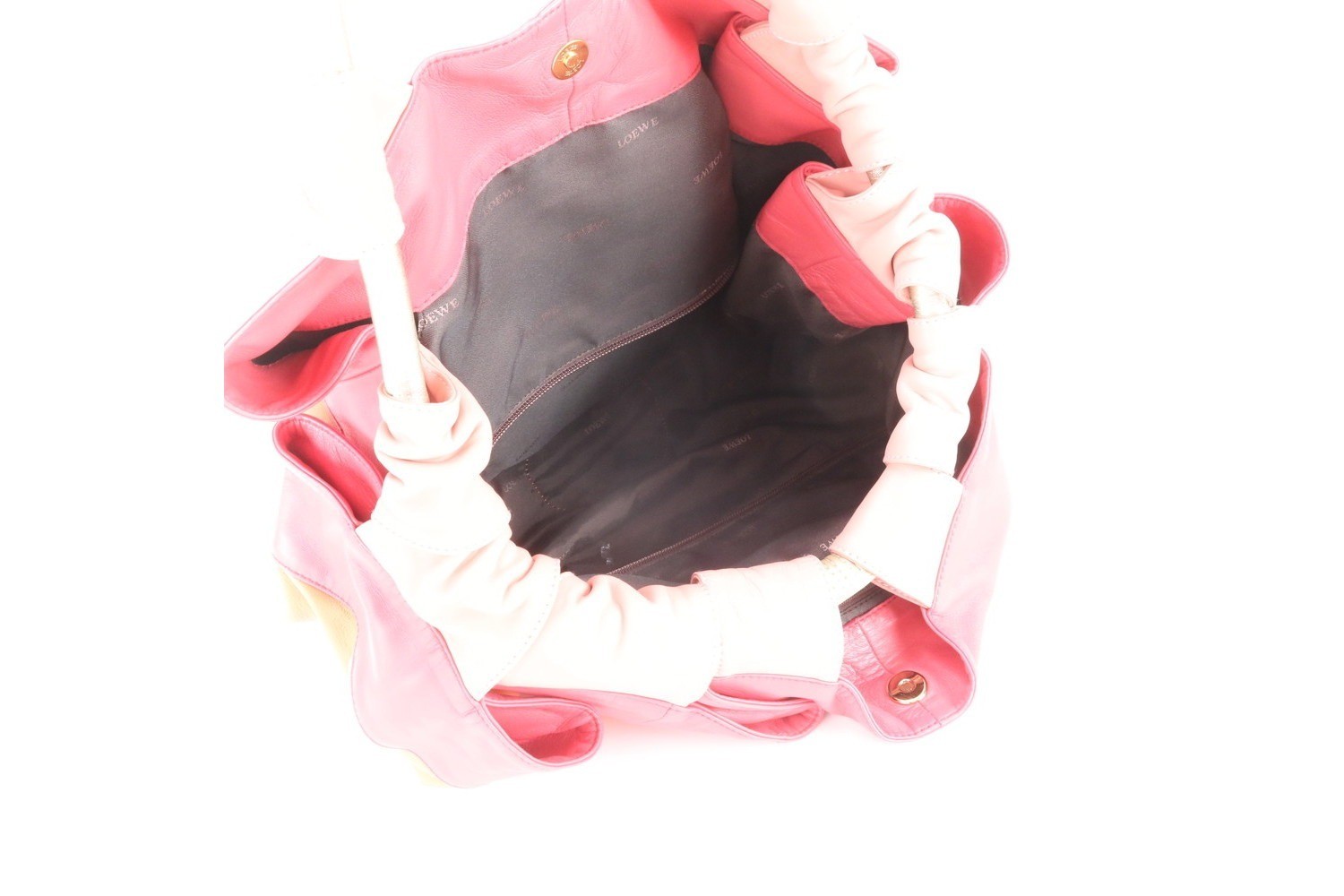 Nappa Aire Anagram Leather Handbag — view 7