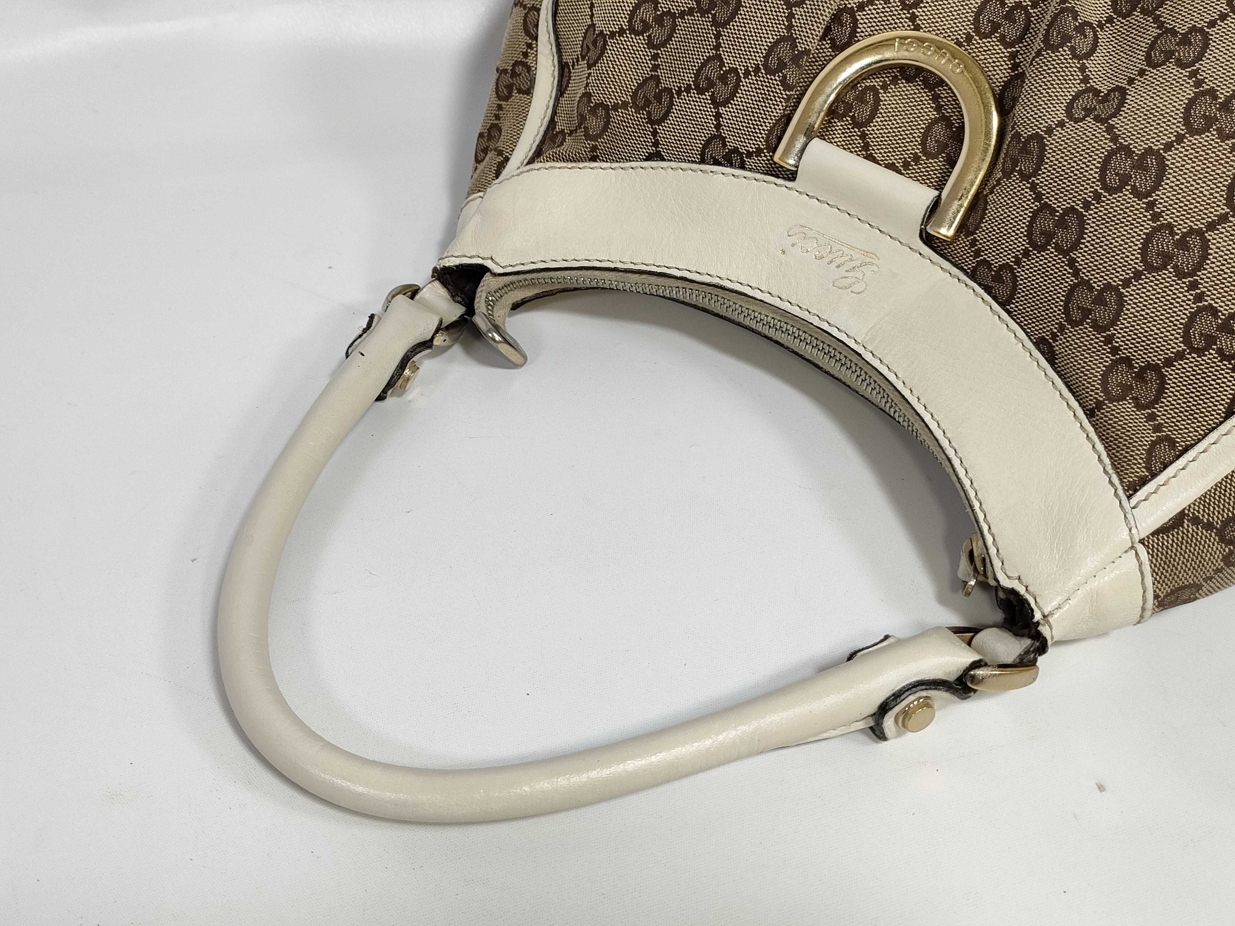 GG Canvas GG Jacquard D-Ring Abbey Hobo Shoulder Bag 190525 Shoulder Bag — view 3