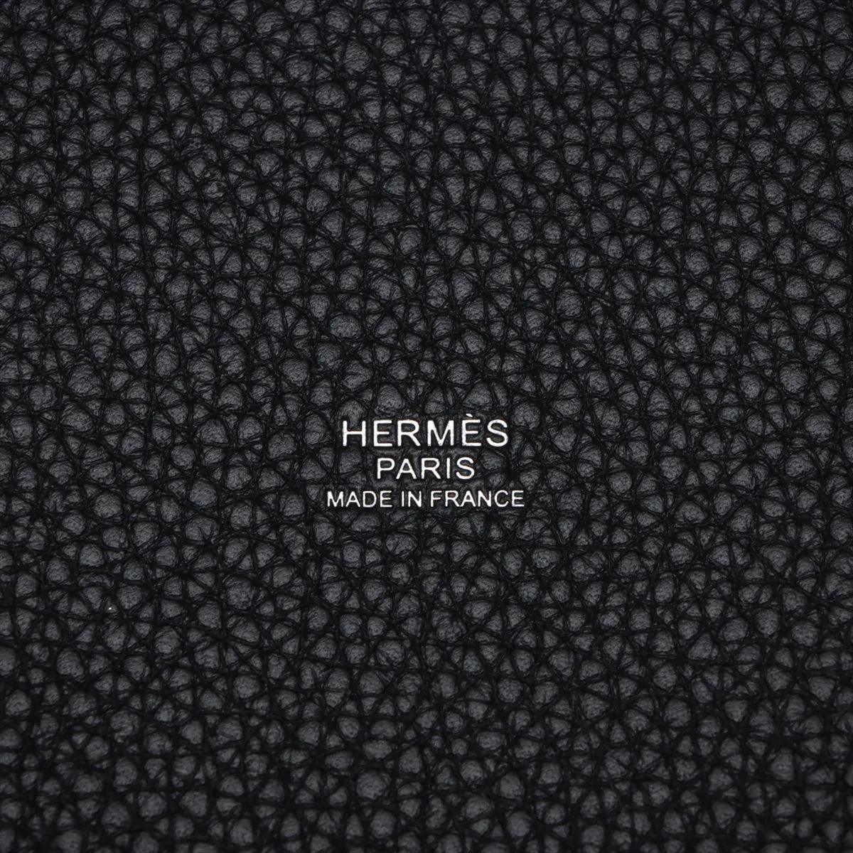 [Individually wrapped] Hermes Picotan Lock 18 PM Taurillon Clemence Black Silver Hardware K:2025 — view 8