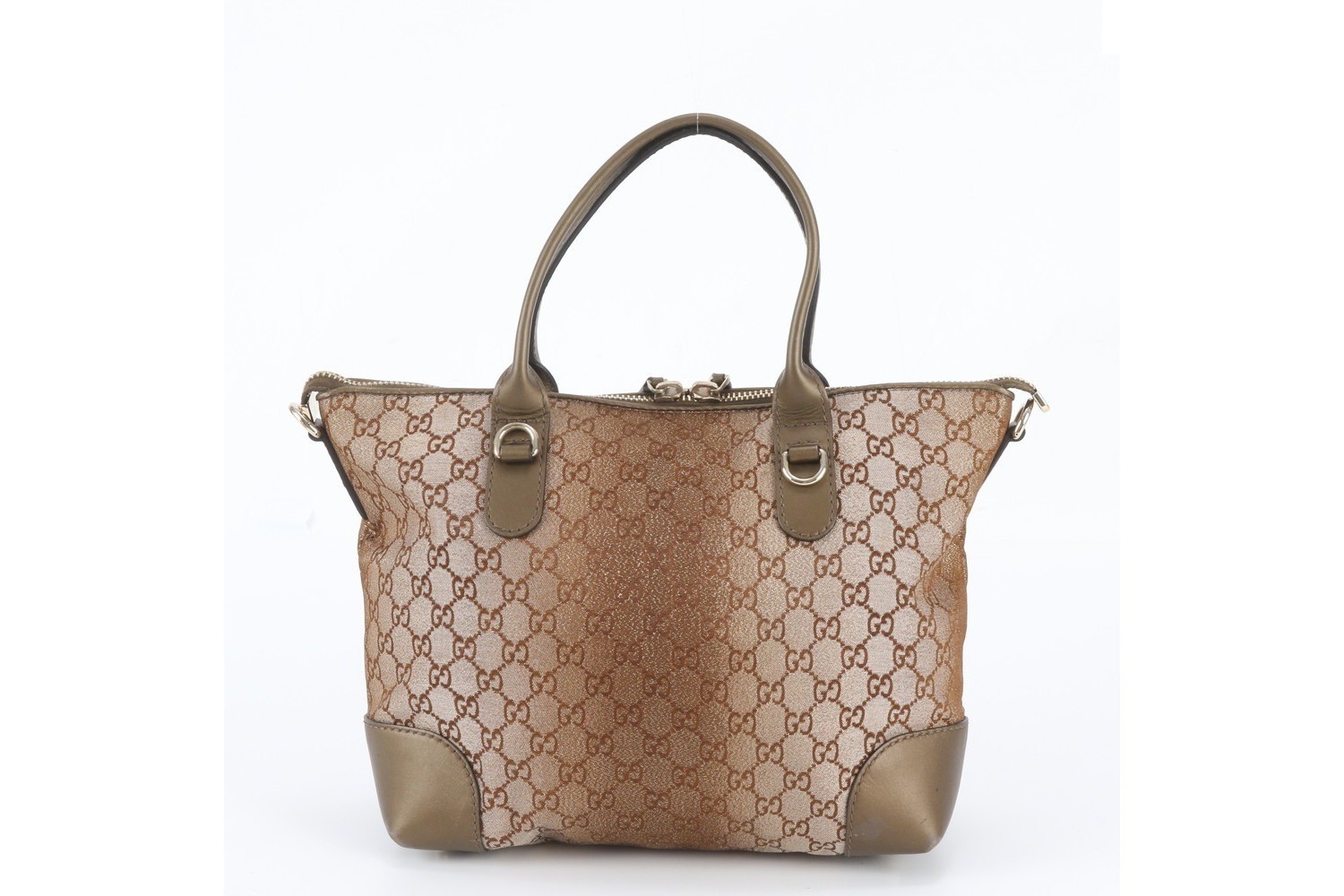 GG Canvas Heartbeat 269957 Leather Tote Bag — view 3
