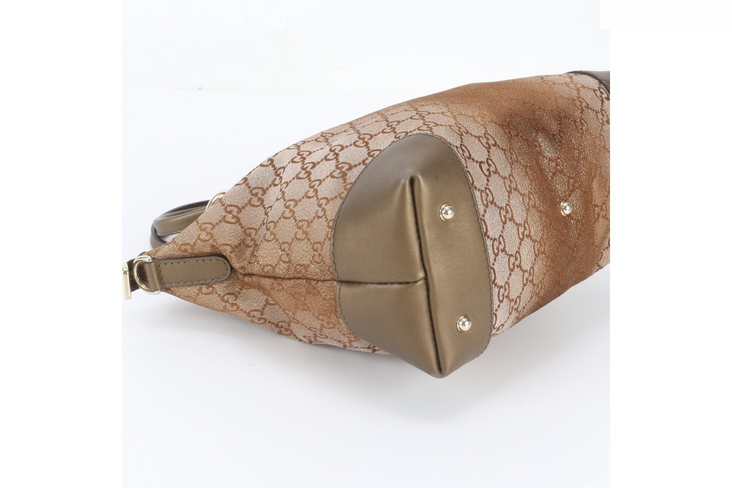 GG Canvas Heartbeat 269957 Leather Tote Bag — view 5