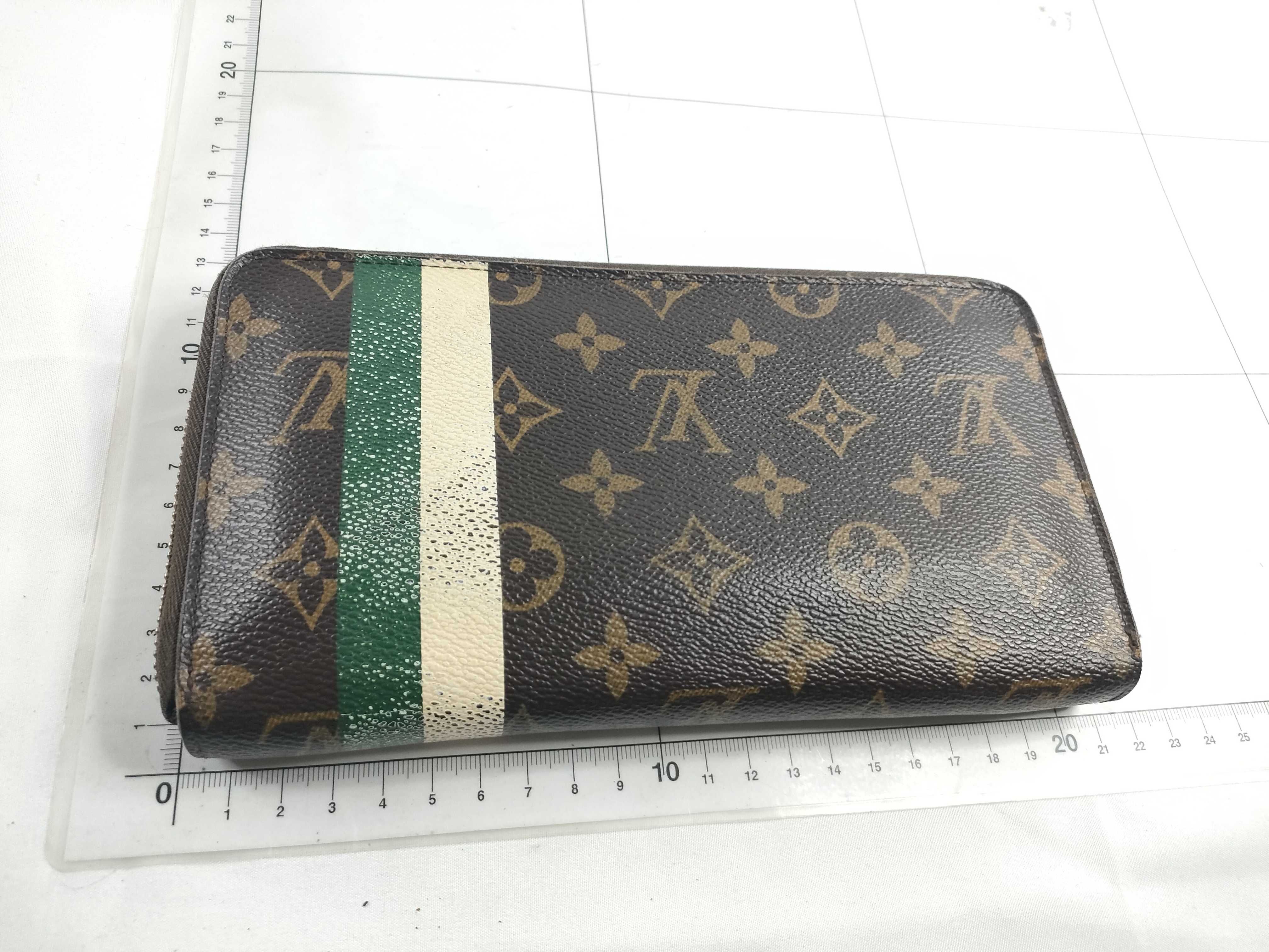 Monogram Groom Zippy Organizer Bellboy Print Wallet — view 2