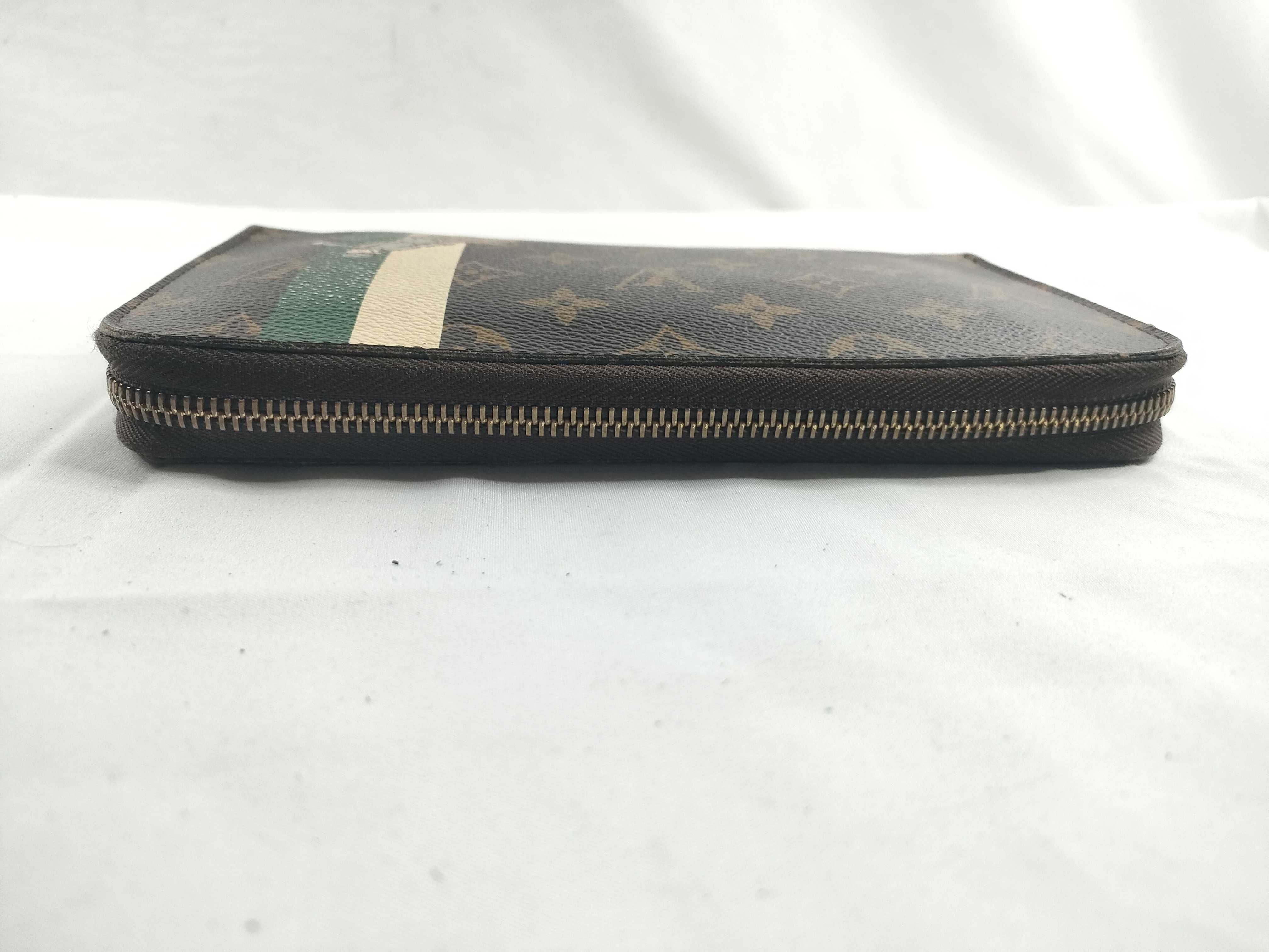 Monogram Groom Zippy Organizer Bellboy Print Wallet — view 6